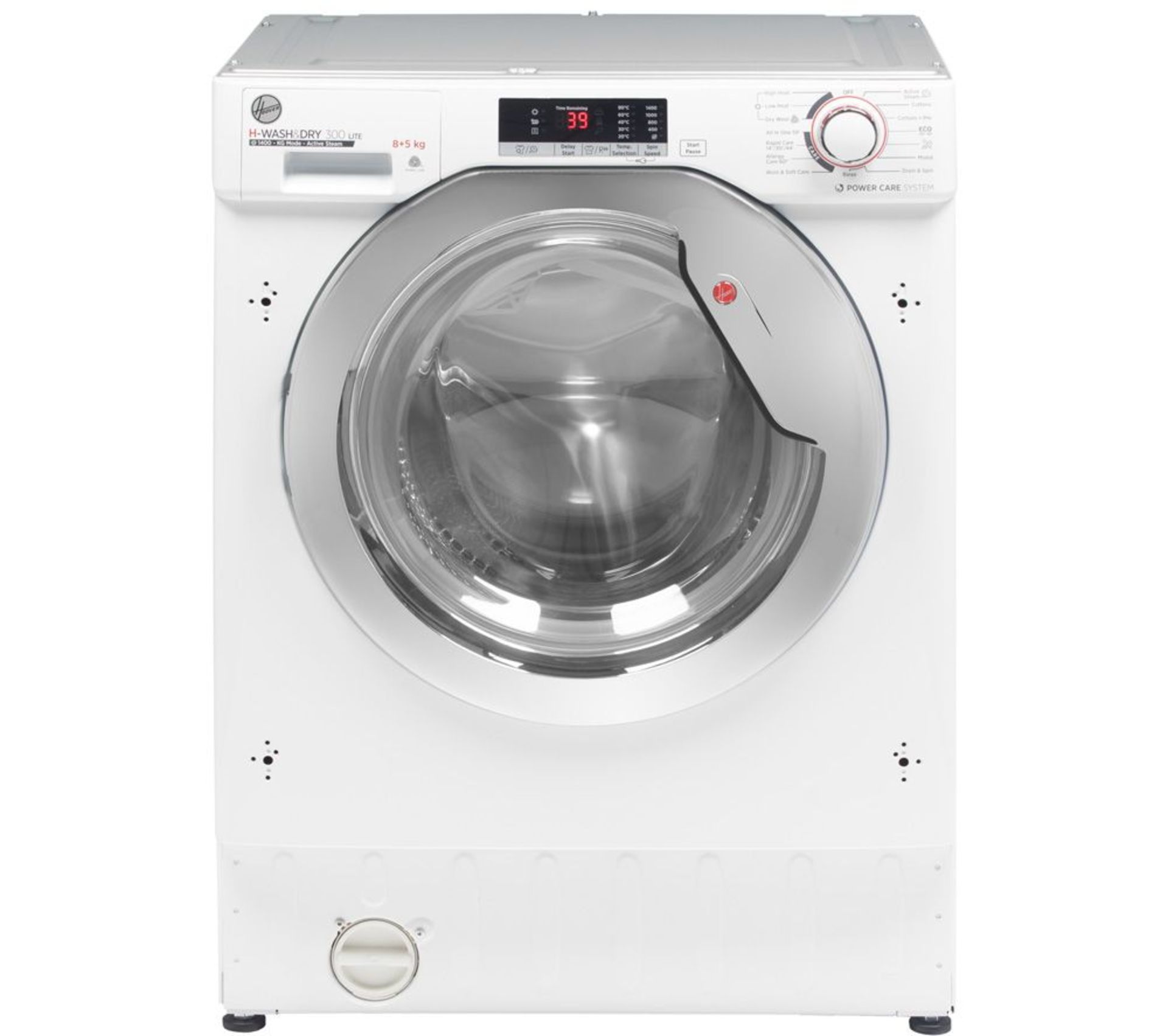 NEW HOOVER H-WASH 300 Lite HBDS485D2ACE Integrated 8 kg Washer Dryer. (P1). 82 x 60 x 52.5 cm