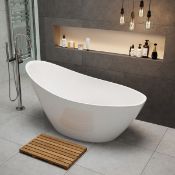 New Scoop Free Standing Bath 1500 x 720mm. RRP £1,399.00. Intelligent and stylish bathing starts