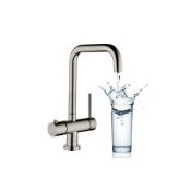 New Prima+ BPR403 3 In 1 Hot Tap – Brushed Steel. Rrp £480.00. Overall Height (mm): 347 Spout Height