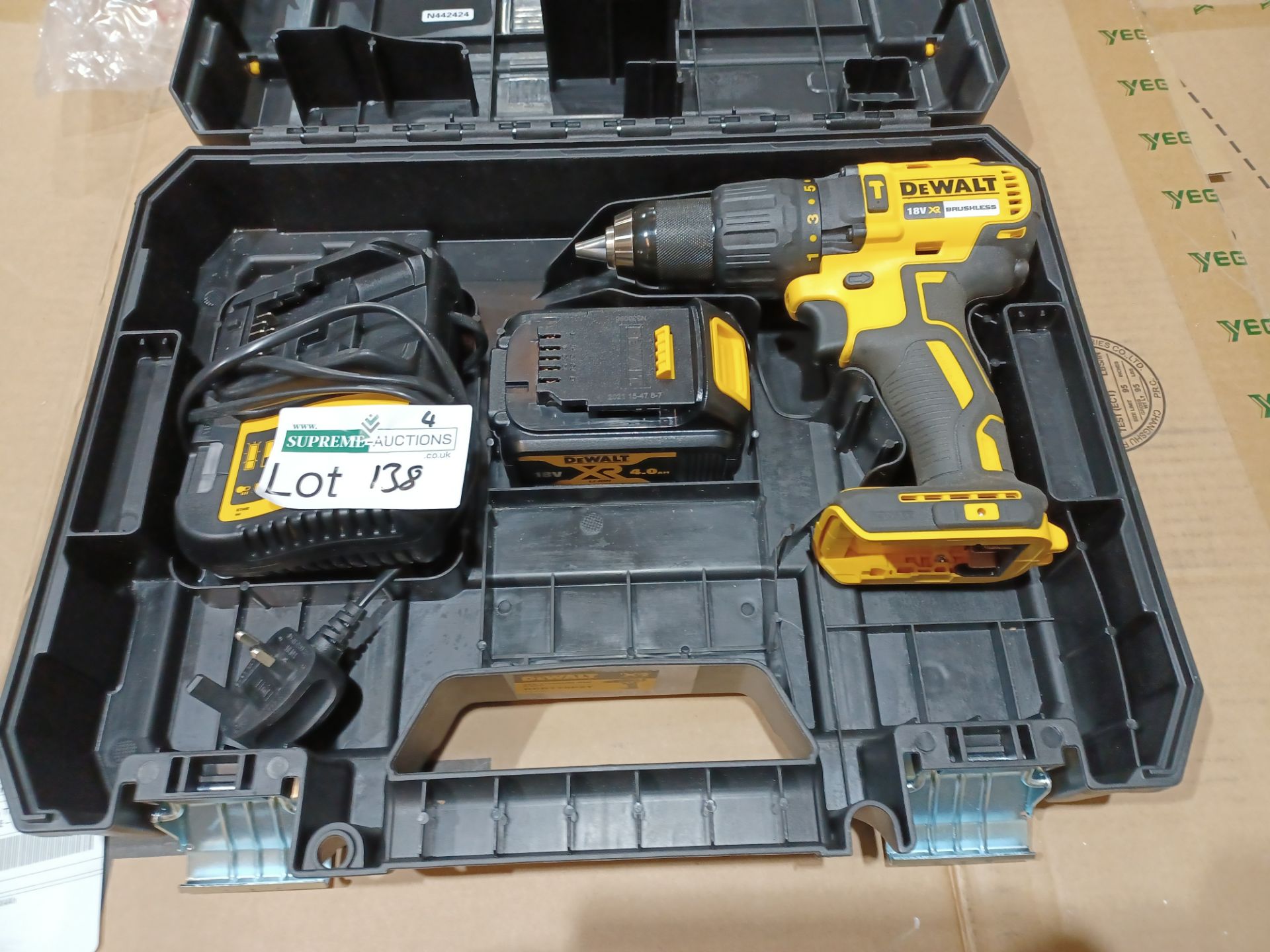 DEWALT DCD778P2T-SFGB 18V 5.0AH LI-ION XR BRUSHLESS CORDLESS COMBI DRILL WITH BATTERY CHARGER