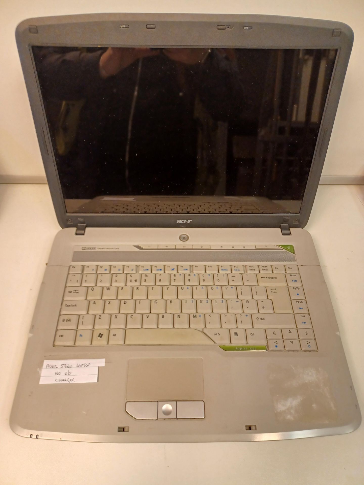 ACER 5720 LAPTOP, NO O/S, CHARGER