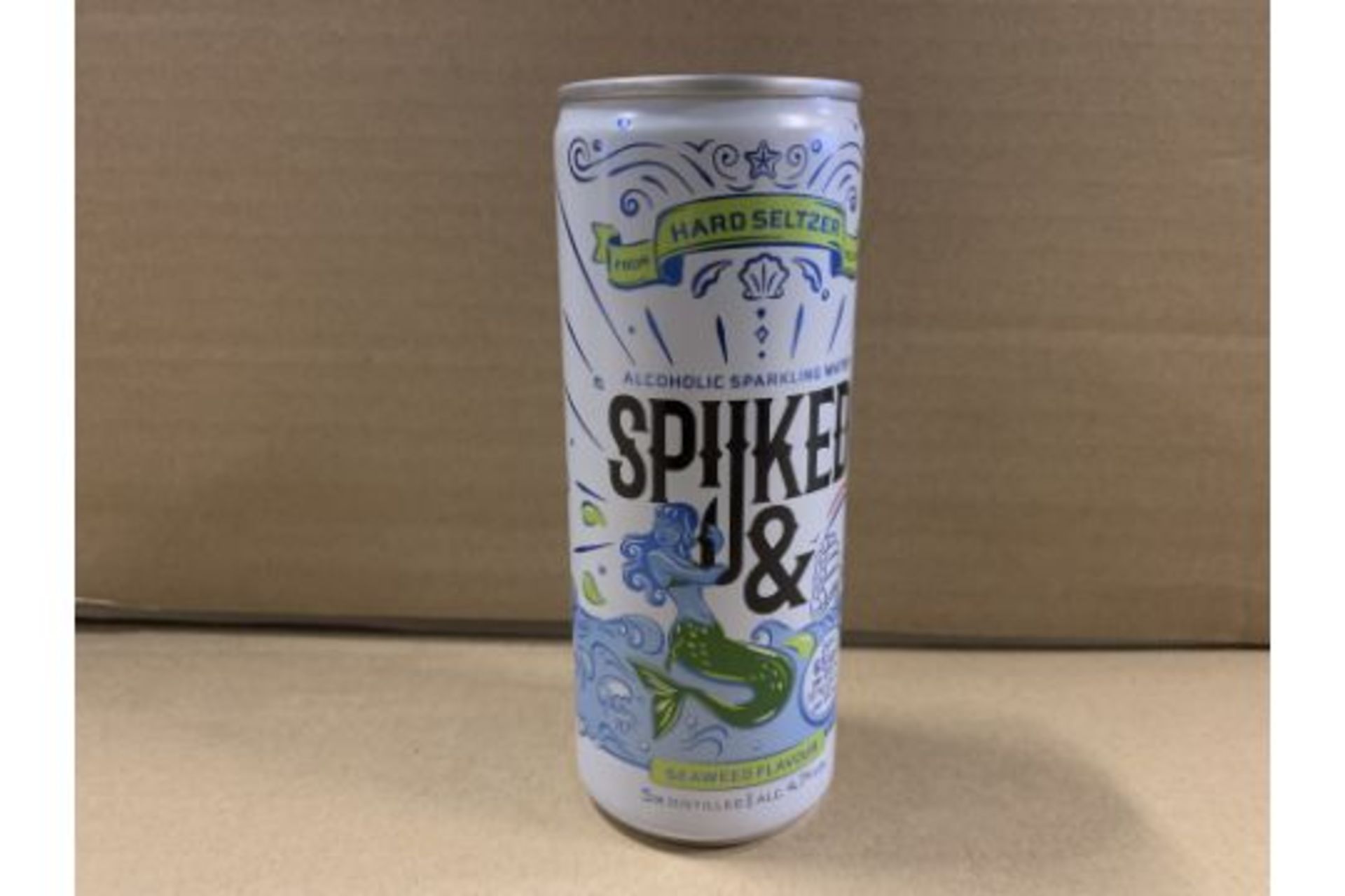 120 X BRAND NEW 250ML CANS OF SEAWEED FLAVOUR ALCOHOLIC SPARKLING WATER BEST BEFORE APRIL 2022 S2