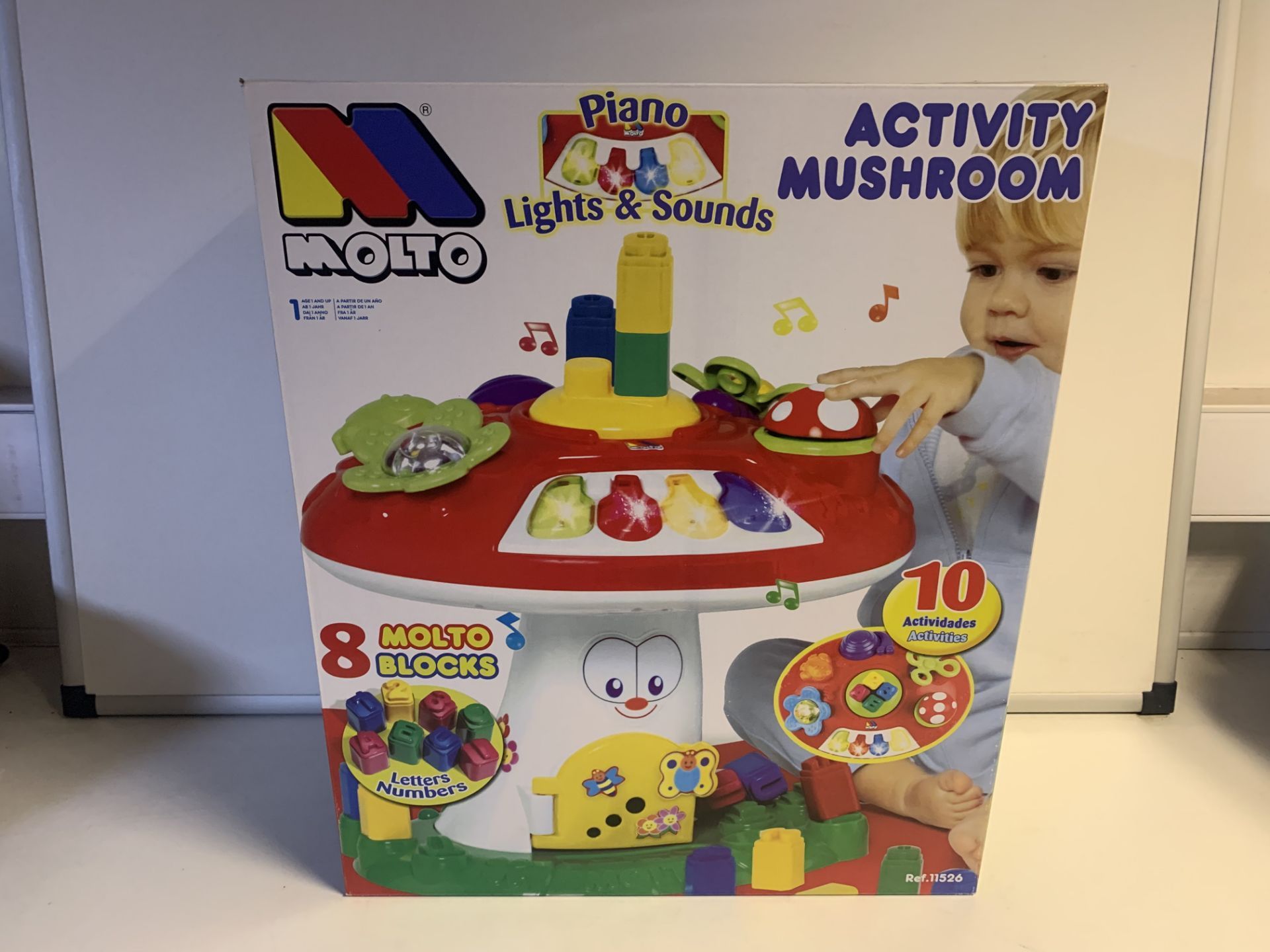 6 X BRAND NEW BOXED LARGE MOLTO ACTIVITY MUSHROOMS RRP £49.99 EACH (ROW8)