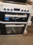 Beko KTG611W 60cm Gas Cooker with Full Width Gas Grill - White - A+ Rated RRP £400