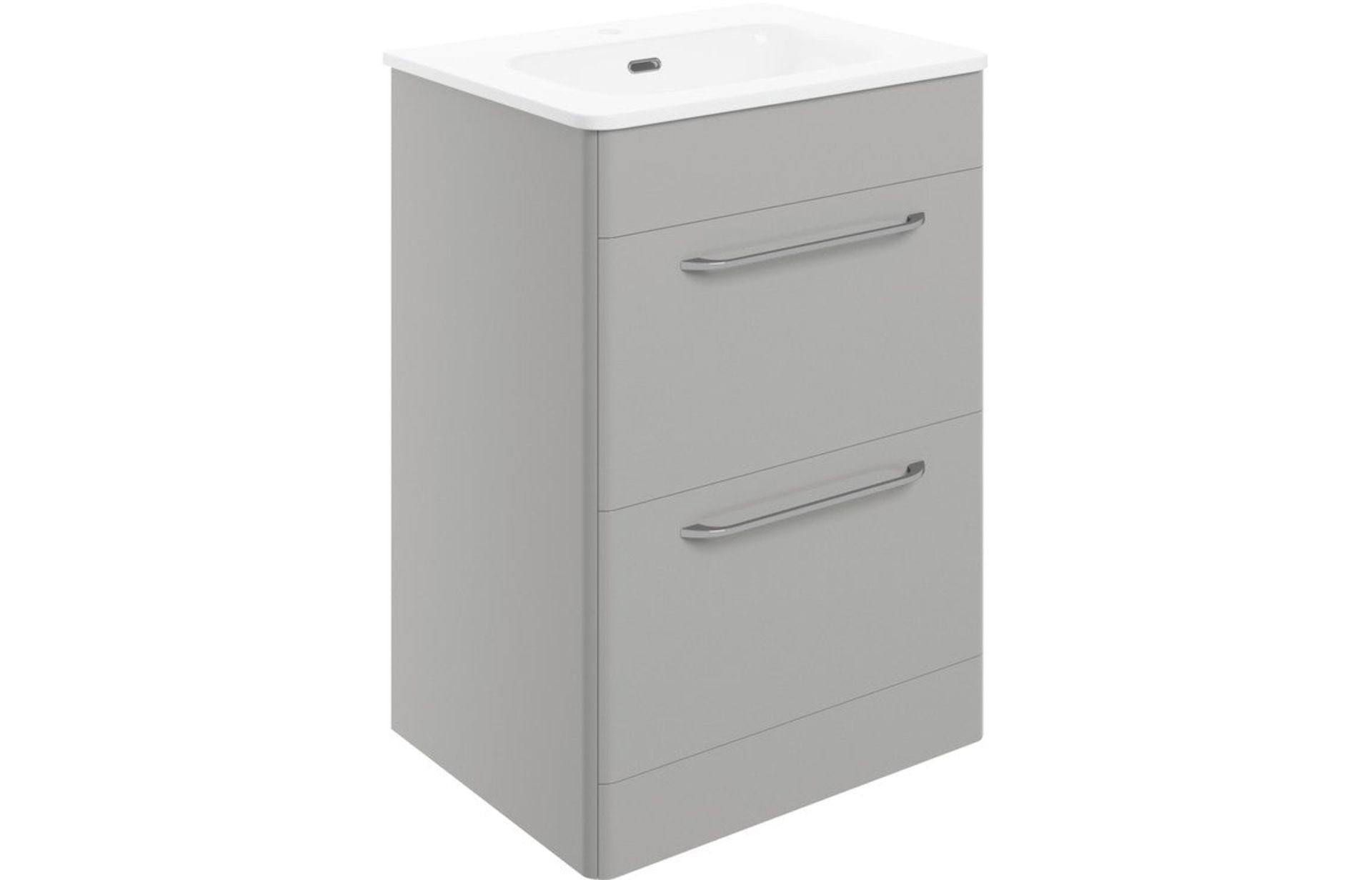 NEW (ZZ33) GATSBY - FLOOR STANDING MODULAR FURNITURE IN GREY GLOSS. RRP £725.00. Gatsby is a