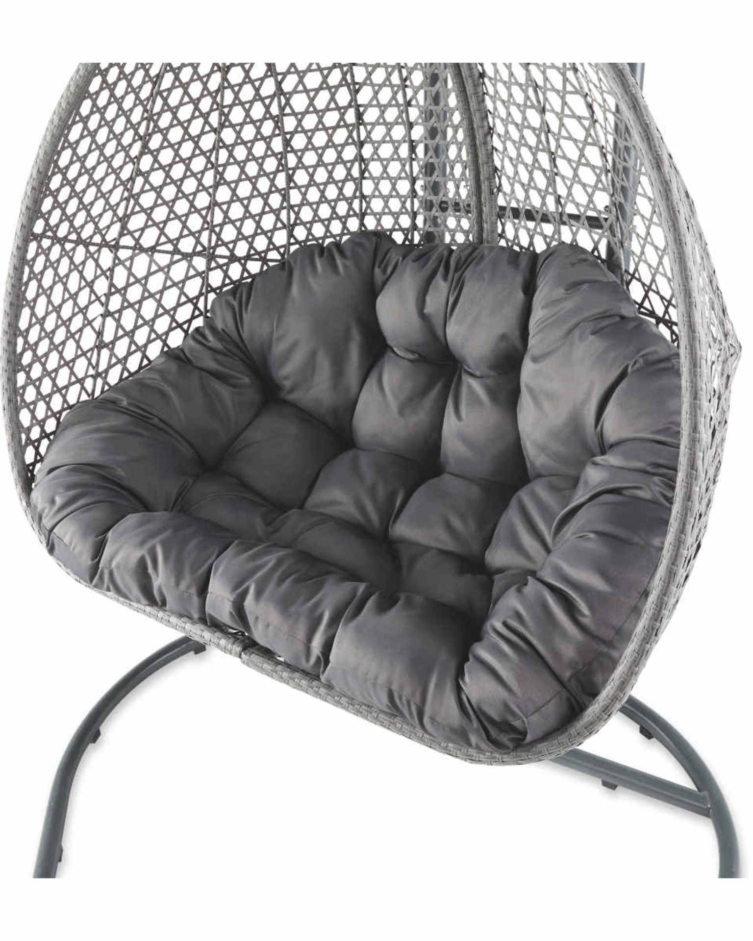 (2118383) Luxury Large Hanging Egg Chair - Image 2 of 2