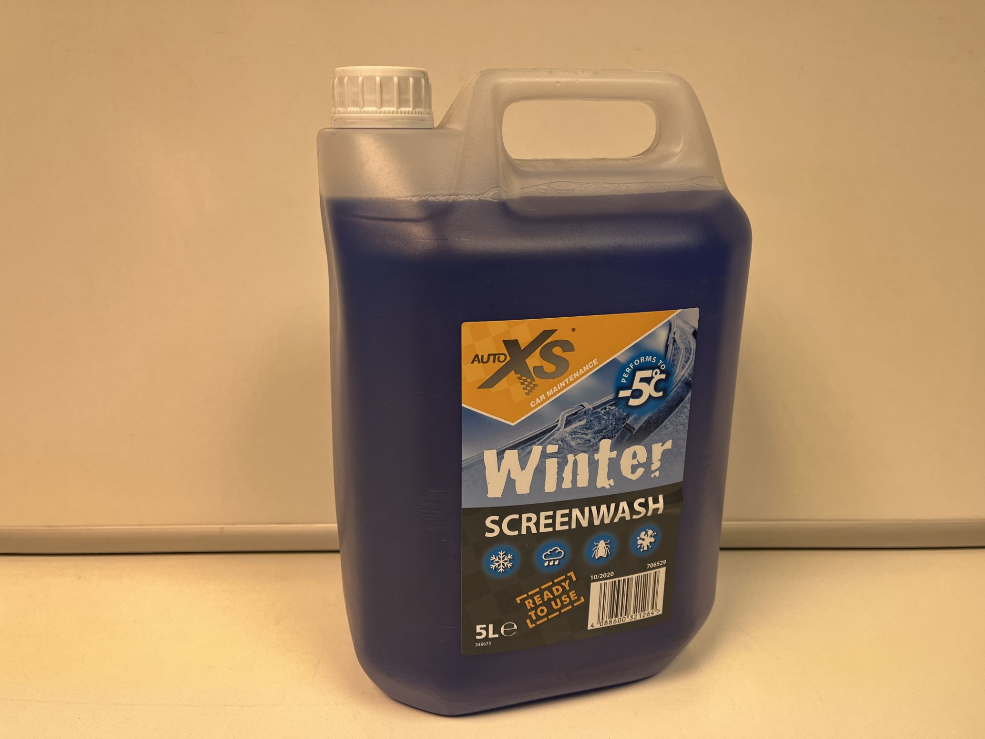 20 X BRAND NEW 5L READY TO USE AUTO XS WINTER SCREENWASH TUBS R18