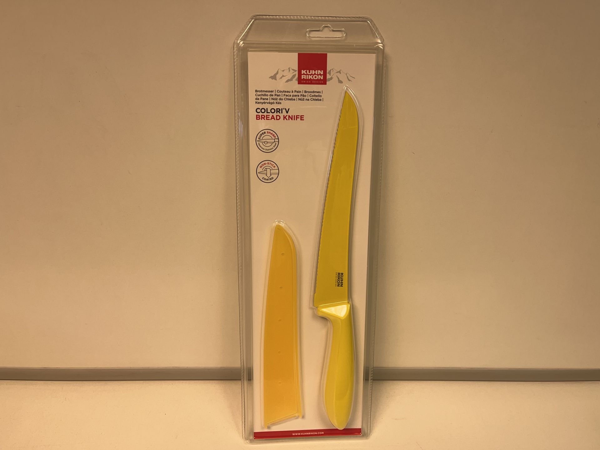 18 X BRAND NEW KUHN RIKON COLORIV BREAD KNIVES R18