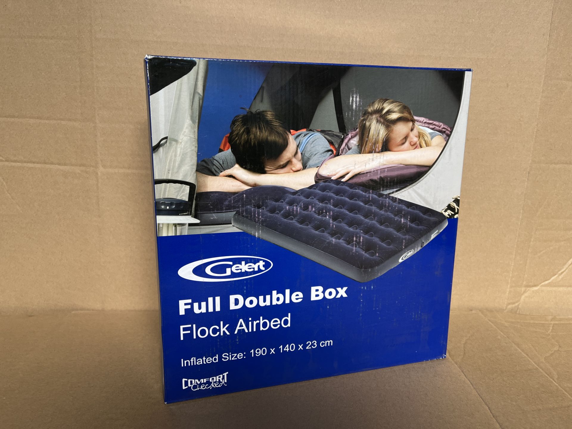 11 X BRAND NEW GELERT FULL DOUBLE BOX FLOCK AIRBED S1P