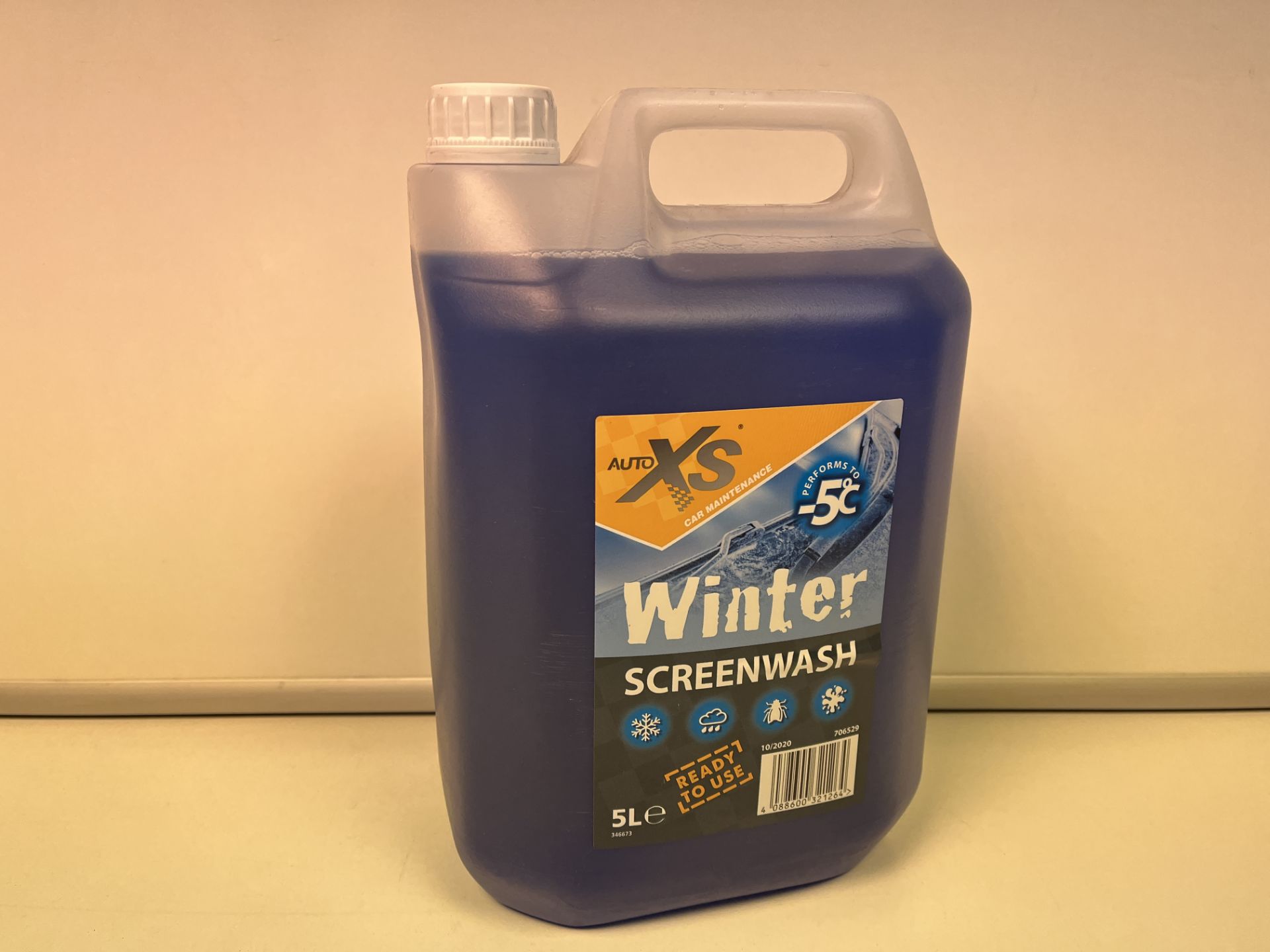 20 X BRAND NEW 5L READY TO USE AUTO XS WINTER SCREENWASH TUBS R18