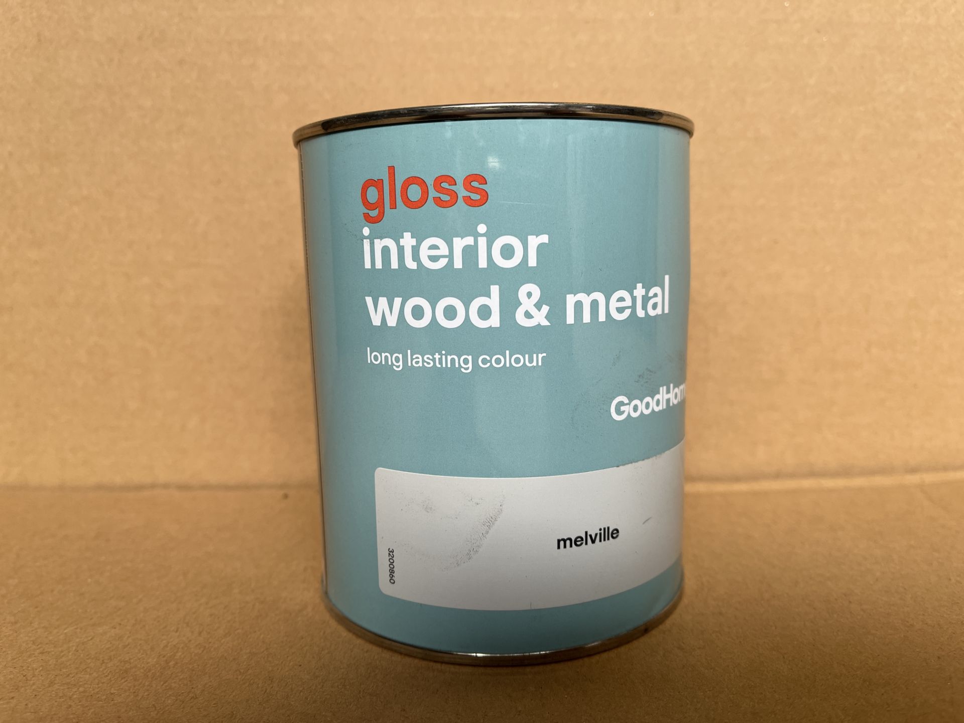6 X BRAND NEW GOODHOME MELVILLE GLOSS METAL AND WOOD PAINT 0.75L RRP £22 EACH S1-7