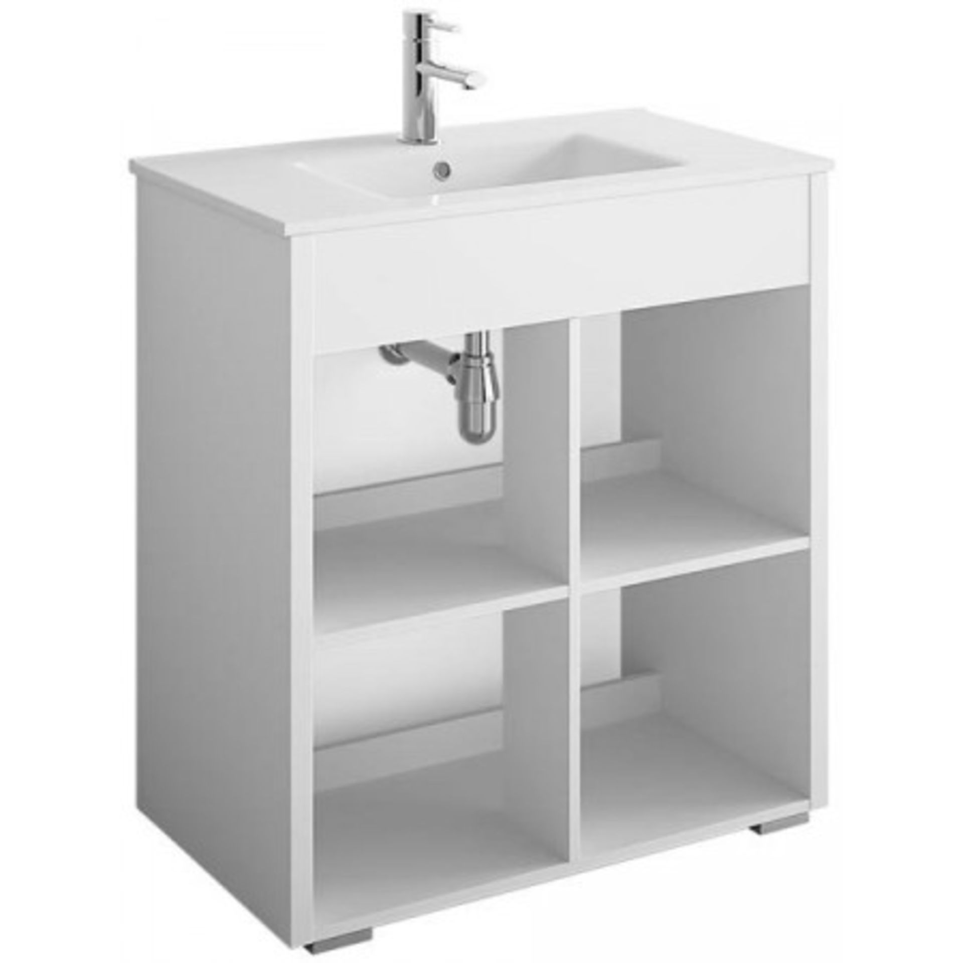 BRAND NEW CROYDEX NORTON VANITY UNIT 80CM WIDTH WITH BASIN RRP £350 R15