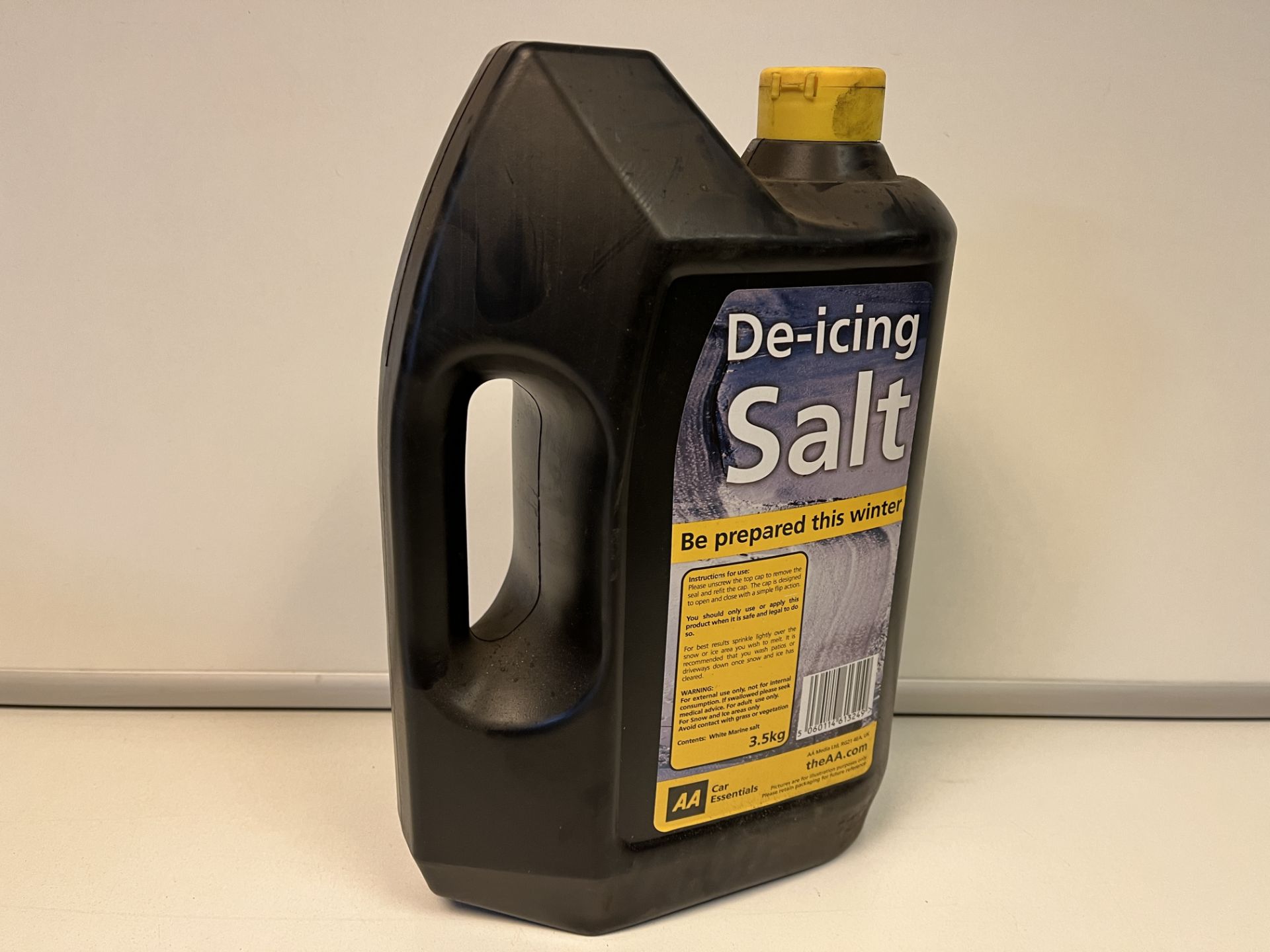 10 X AA 3.5 kg Pack of De-icing Salt - Black (ROW10)