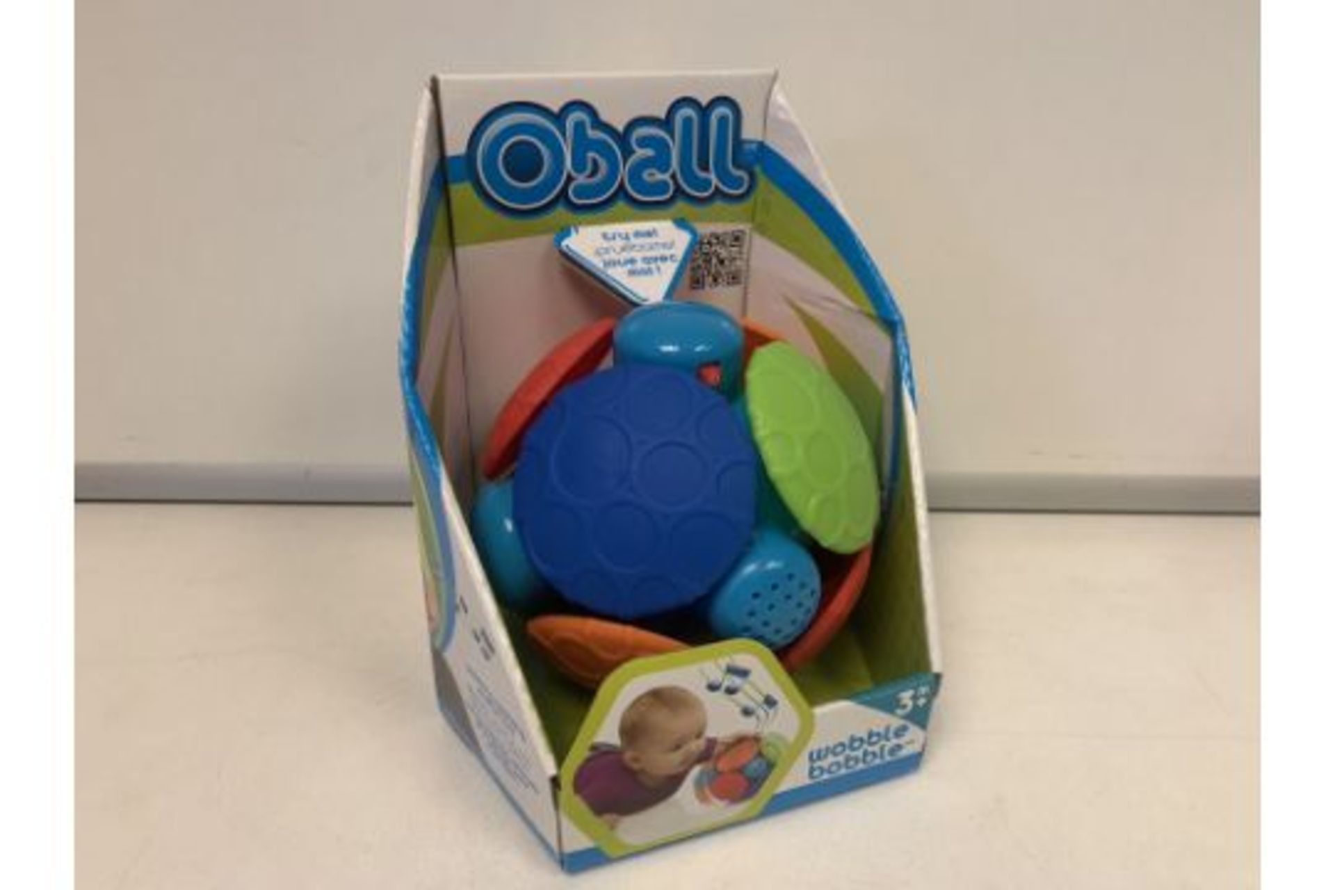 8 X NEW BOXED OBALL WOBBLE BOBBLE TOYS. (ROW3)