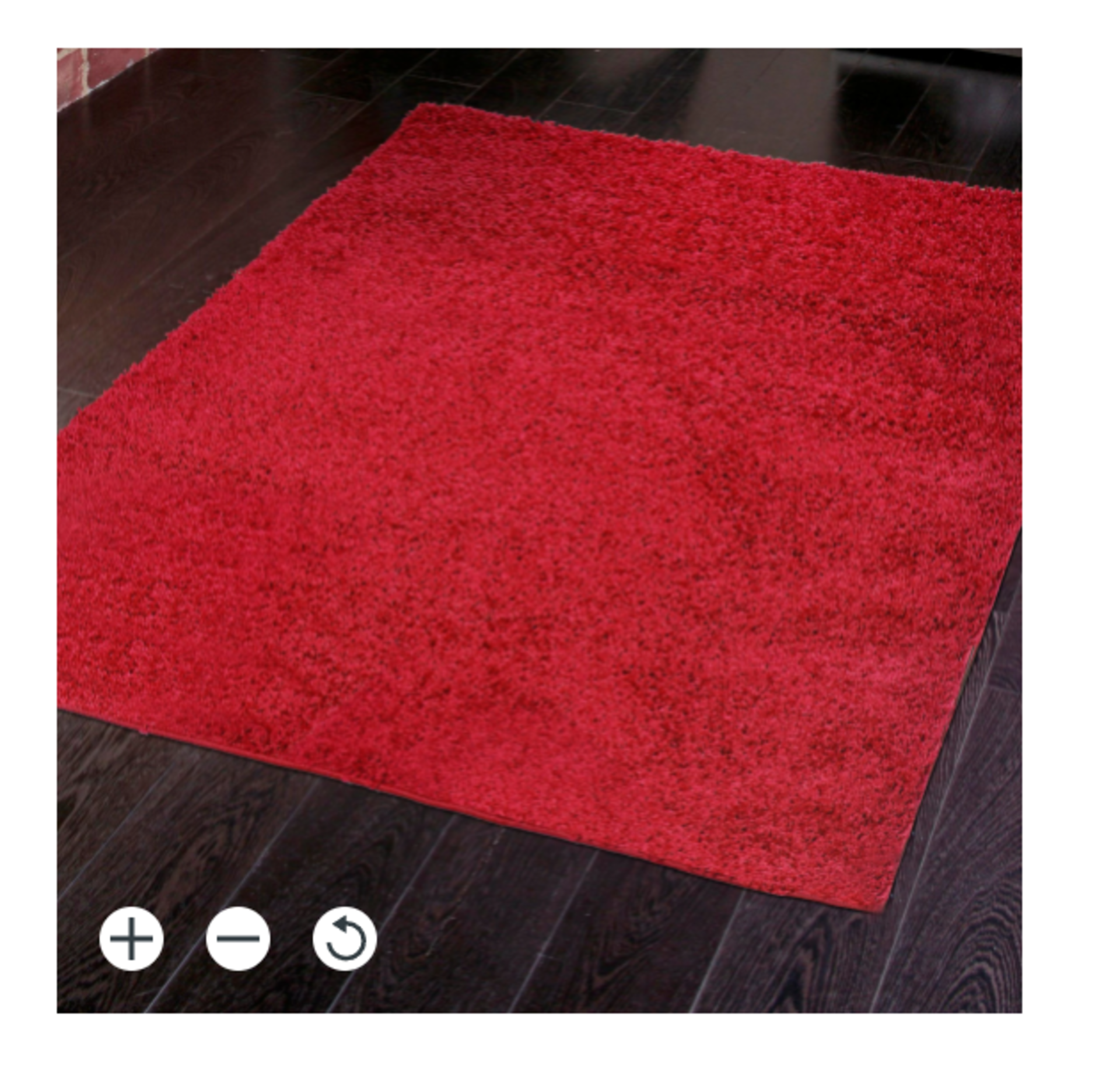 NEW PACKAGED COLOURS KALA SHAGGY RUG IN RED 120X160CM - T/R - Image 2 of 2