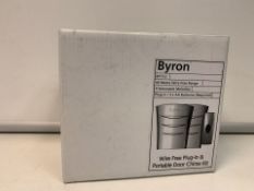 10 X BRAND NEW BYRON WIRE FREE PLUG IN PORTABLE DOOR CHIMES R9