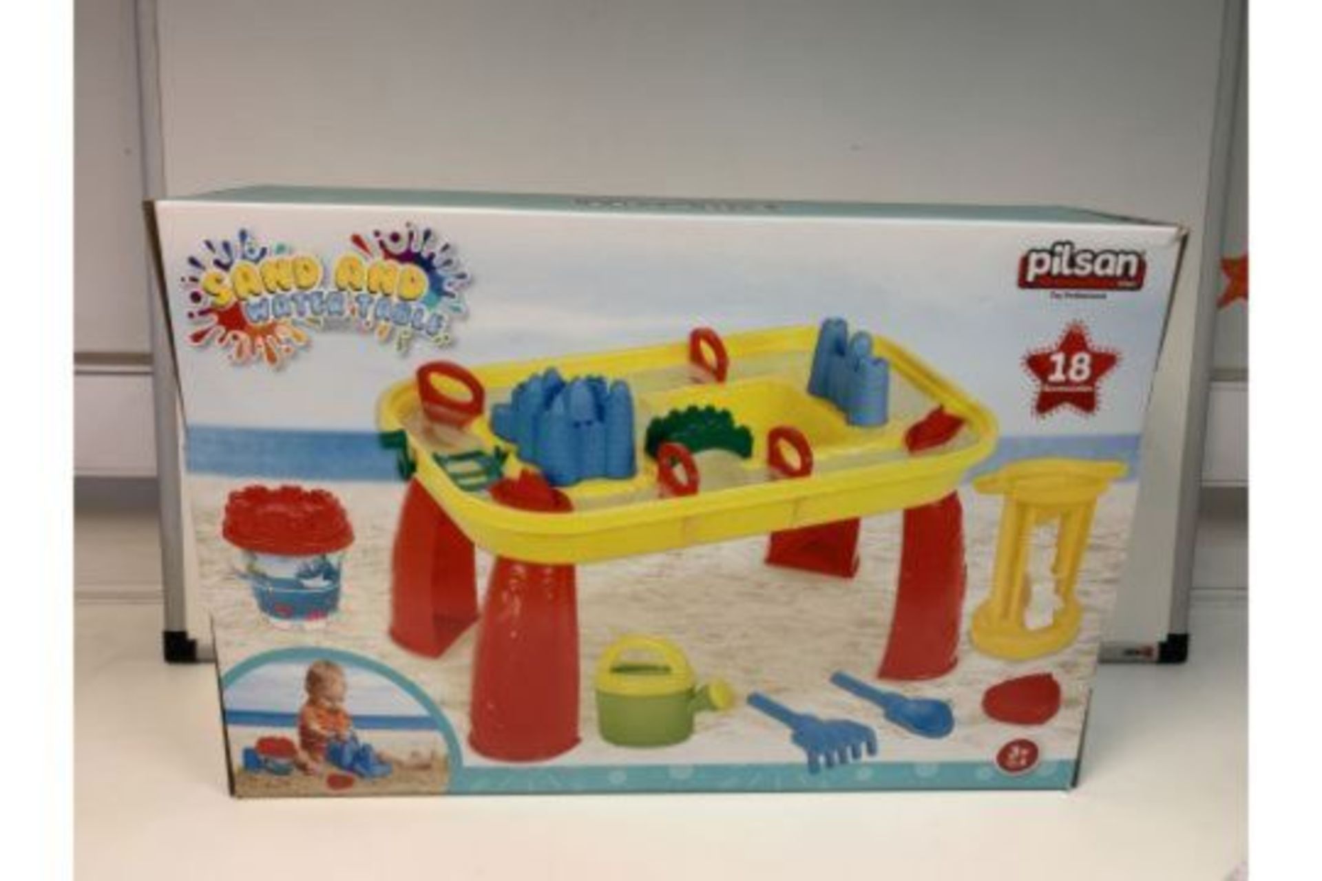 2 X BRAND NEW PILSON 18 PIECE ACCESSORIES SAND AND WATER TABLES R9