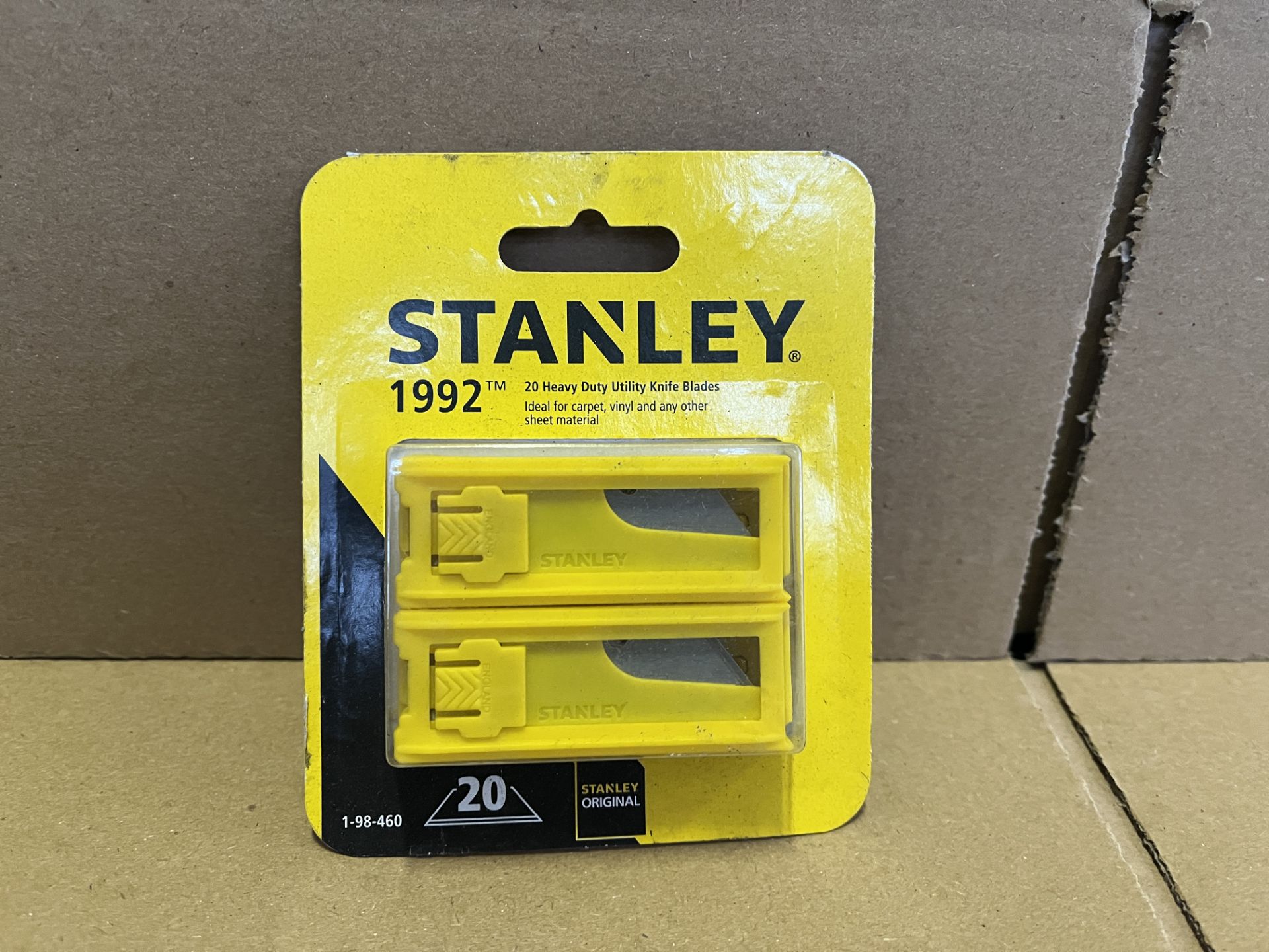 25 X BRAND NEW PACKS OF 20 STANLEY HEAVY DUTY UTILITY KNIFE BLADES S1-29