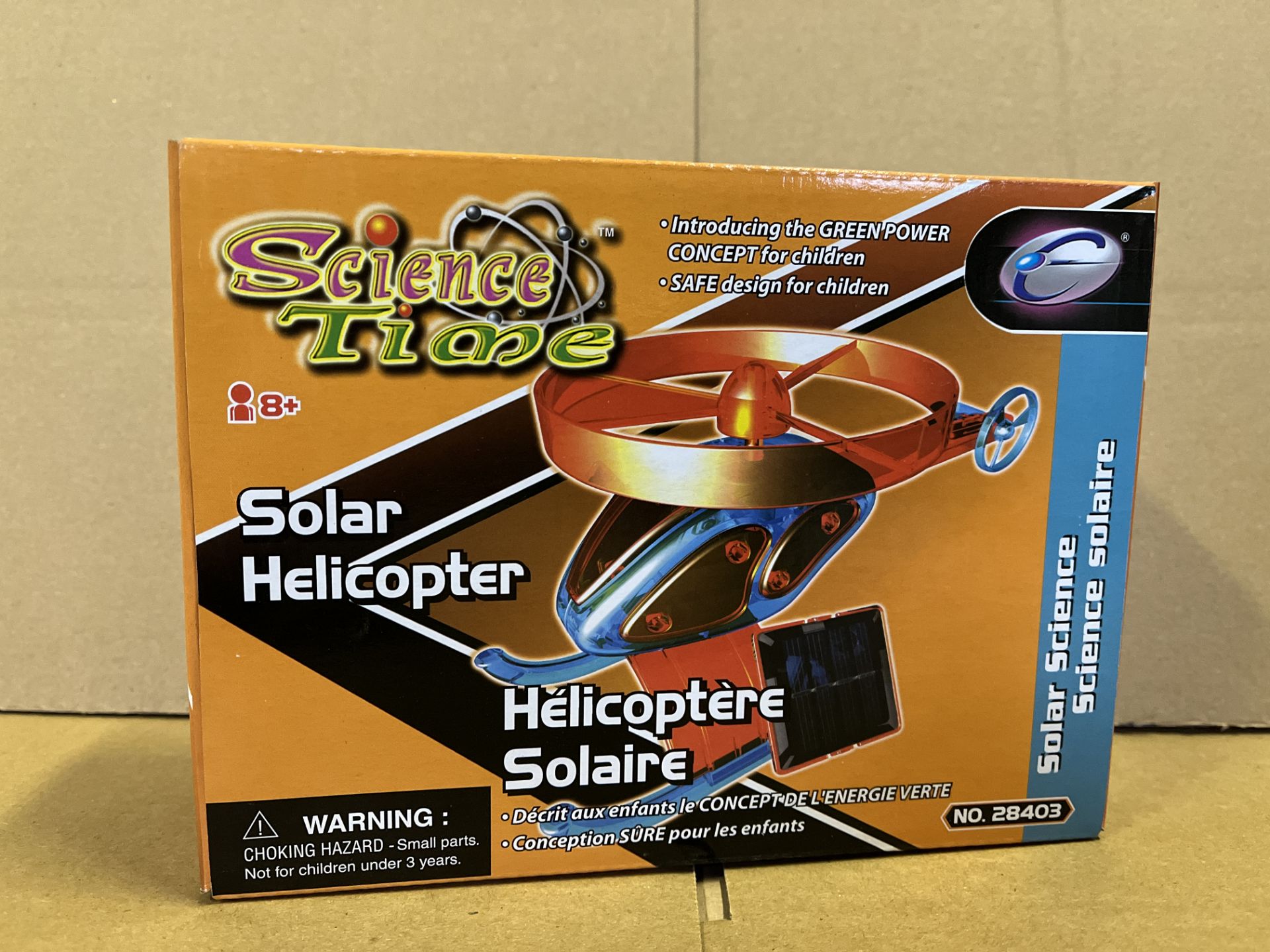 24 X BRAND NEW SCIENCE TIME EDUCATIONAL SOLAR HELICOPTER TOYS S1P