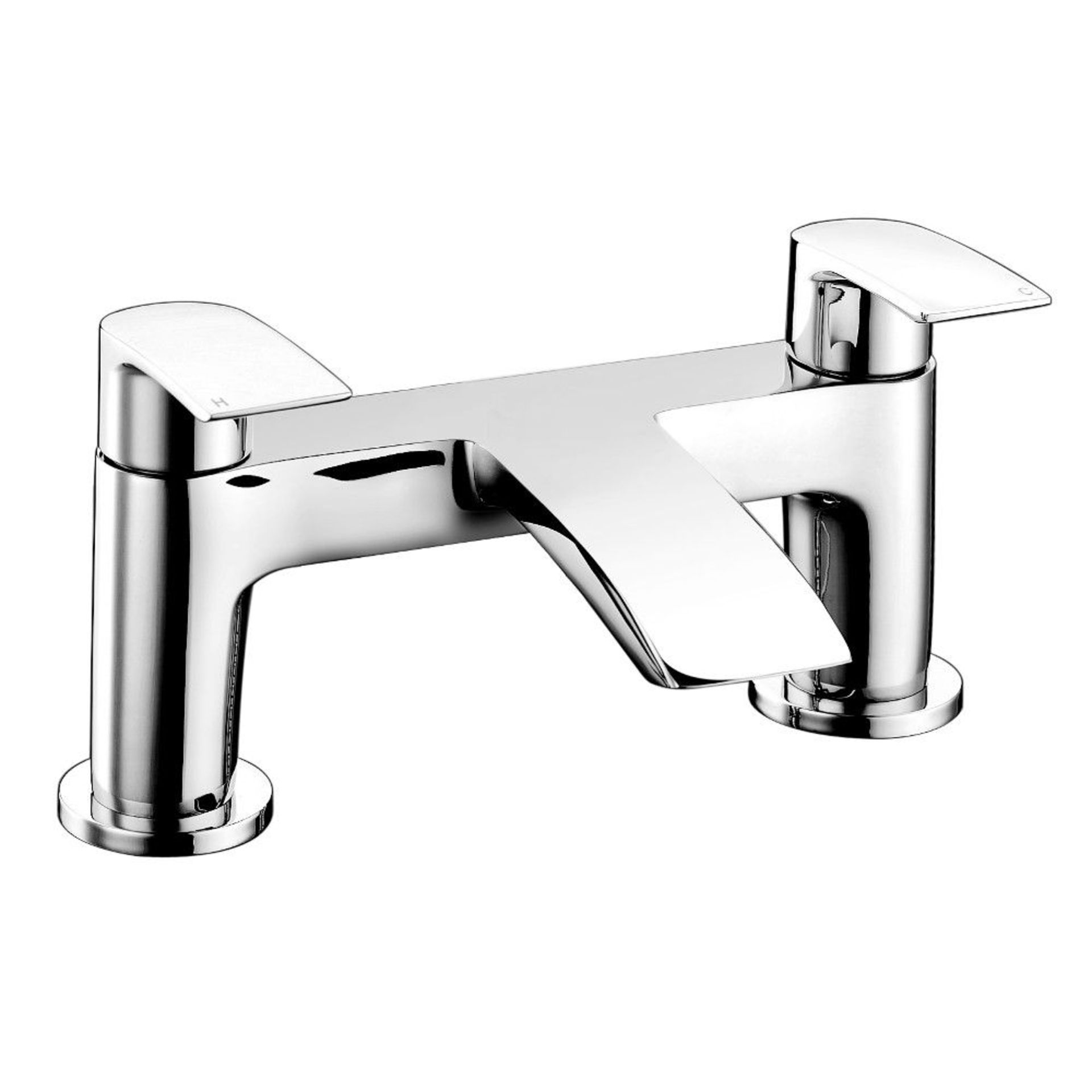 New Hatton Bath Filler Tap. RRP £105.10. The Hatton bath filler tap with flat head levers will add a - Image 2 of 2