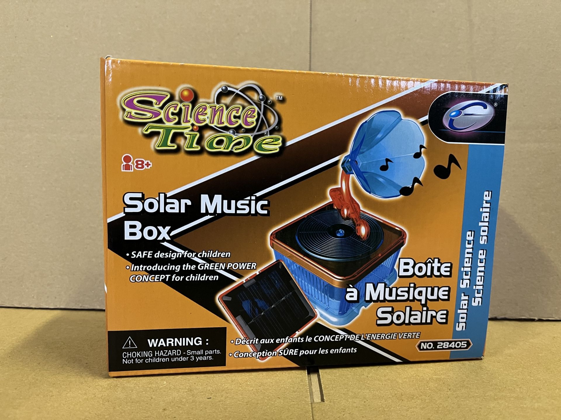 24 X BRAND NEW SCIENCE TIME EDUCATIONAL SOLAR MUSIC BOX TOYS S1P