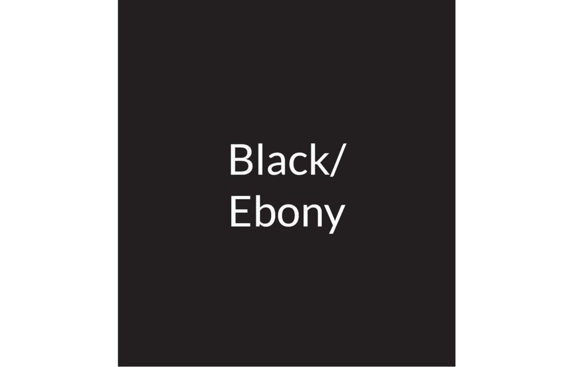 New Prima LES001 60cm Straight Glass Splashback - Ebony Black. RRP £103.44. Ebony Black Prima