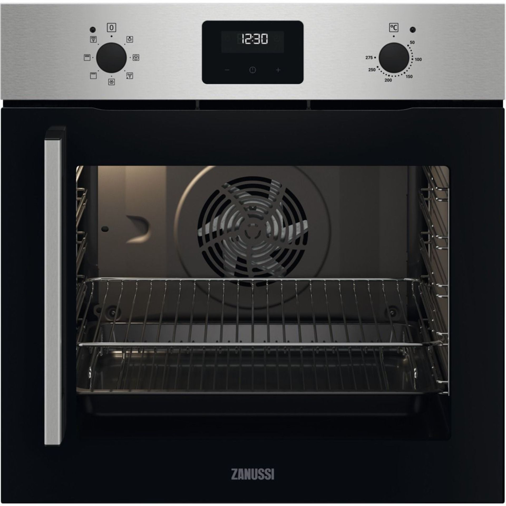 New Zanussi ZOCNX3XR Built In Electric Single Oven. RRP £569.00. The Series 20 FanCook Oven