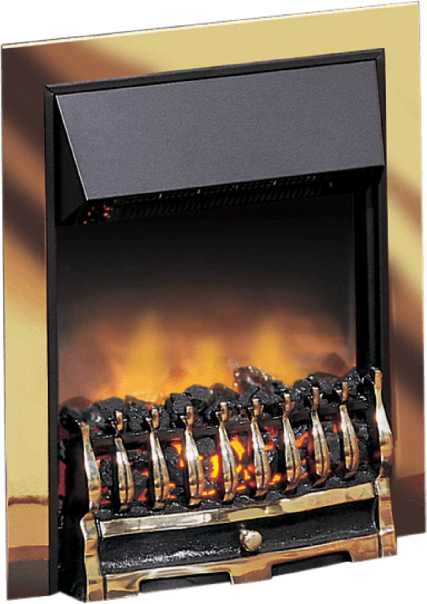 Brand New Dimplex Wynford Brass Optiflame Inset Electric Fire RRP £370.00 The perfect combinat