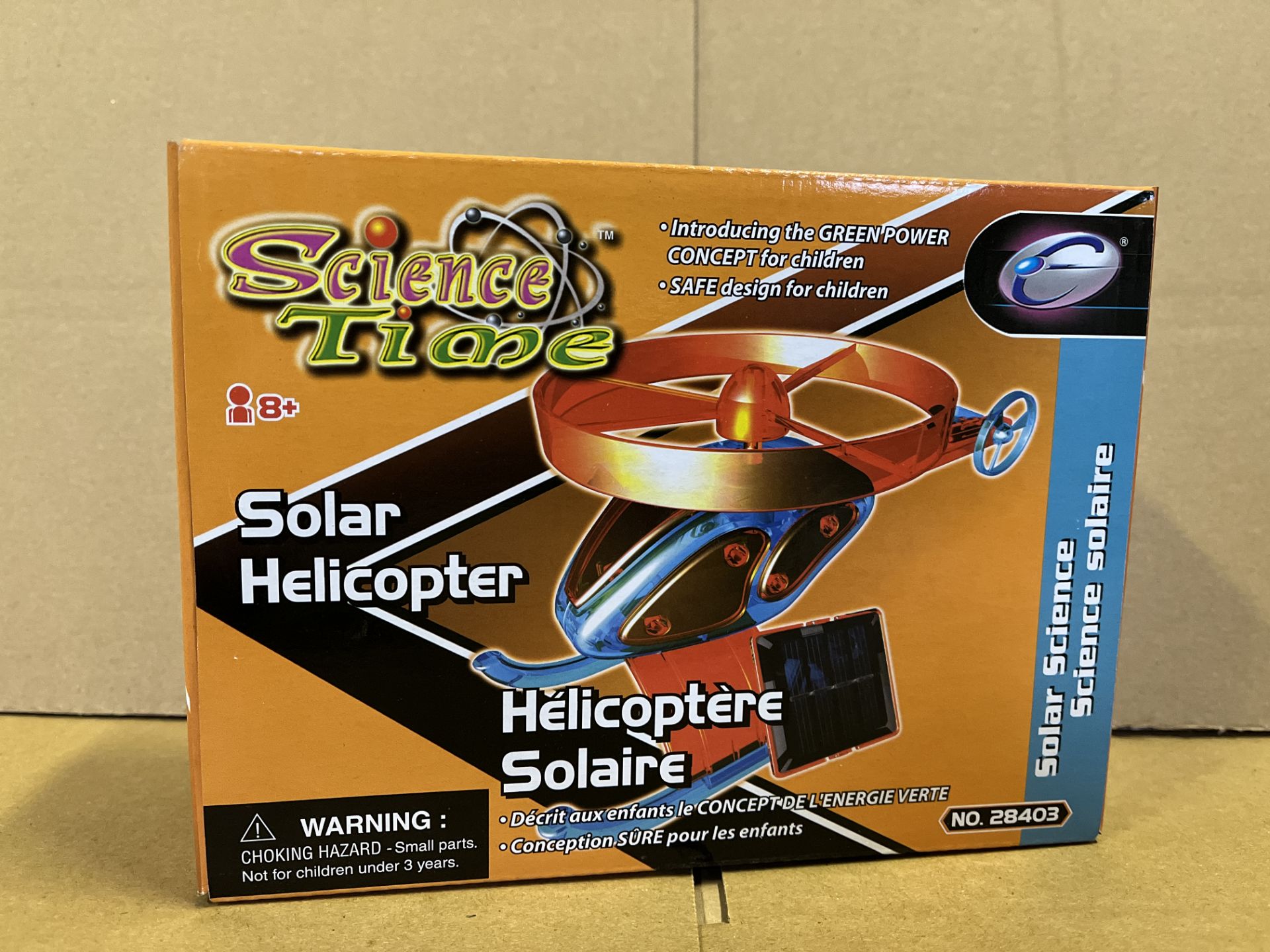 24 X BRAND NEW SCIENCE TIME EDUCATIONAL SOLAR HELICOPTER TOYS S1P