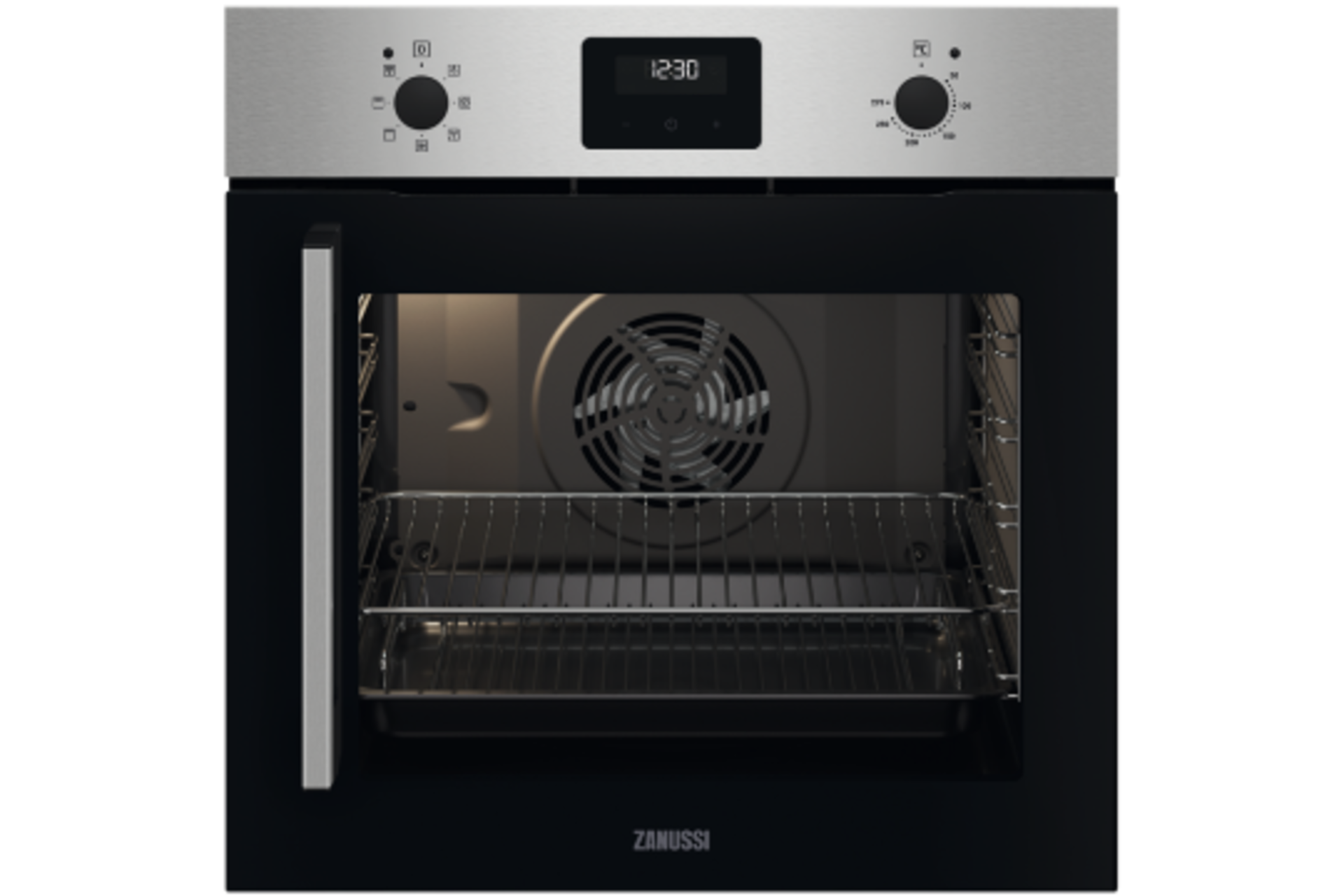 31k/1 New Zanussi ZOCNX3XR Built In Electric Single Oven. RRP £569.00. The Series 20 FanCook Oven
