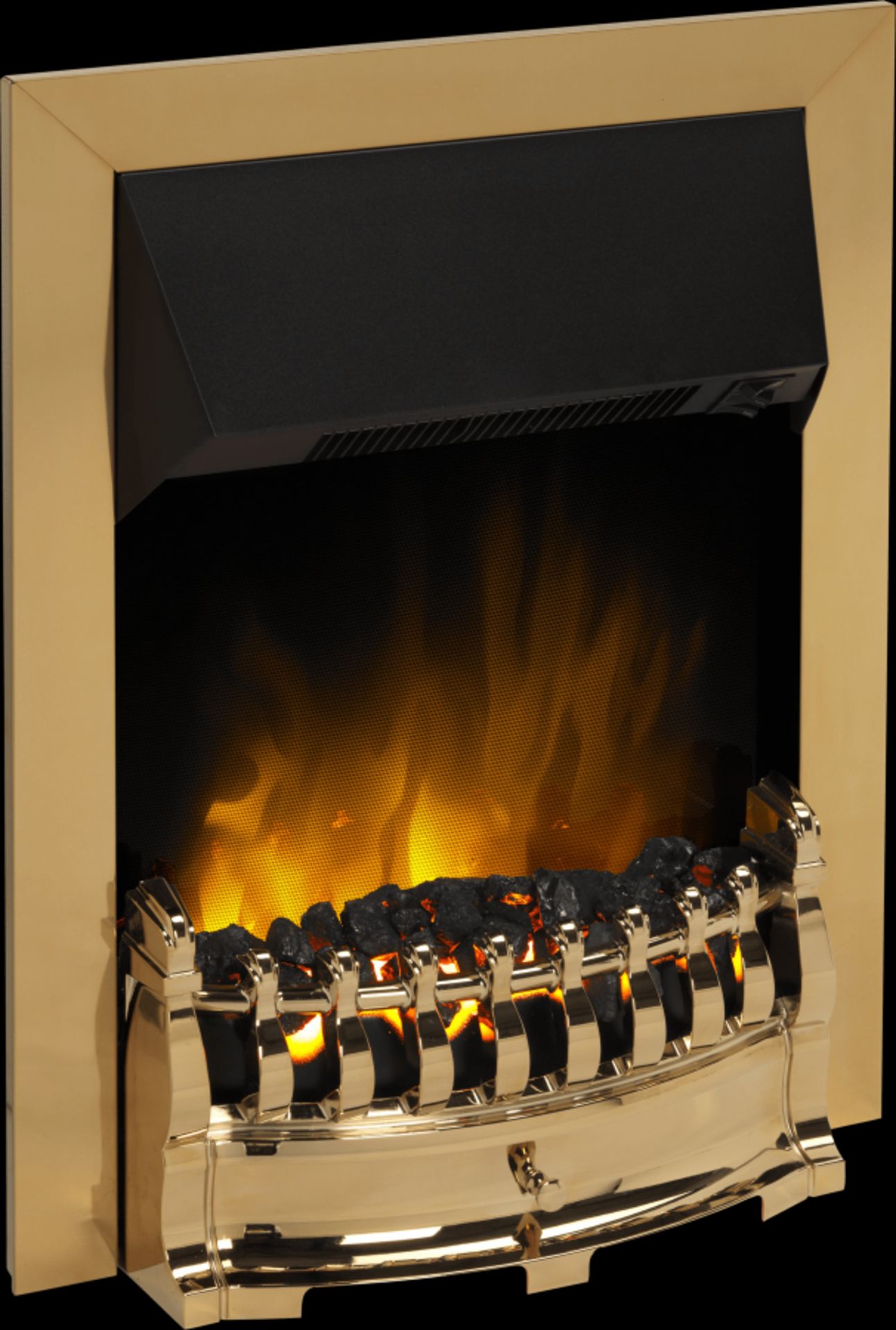 Brand New Dimplex Stamford Brass Optiflame Electric Inset Fire RRP £250.00 The Stamford electric in