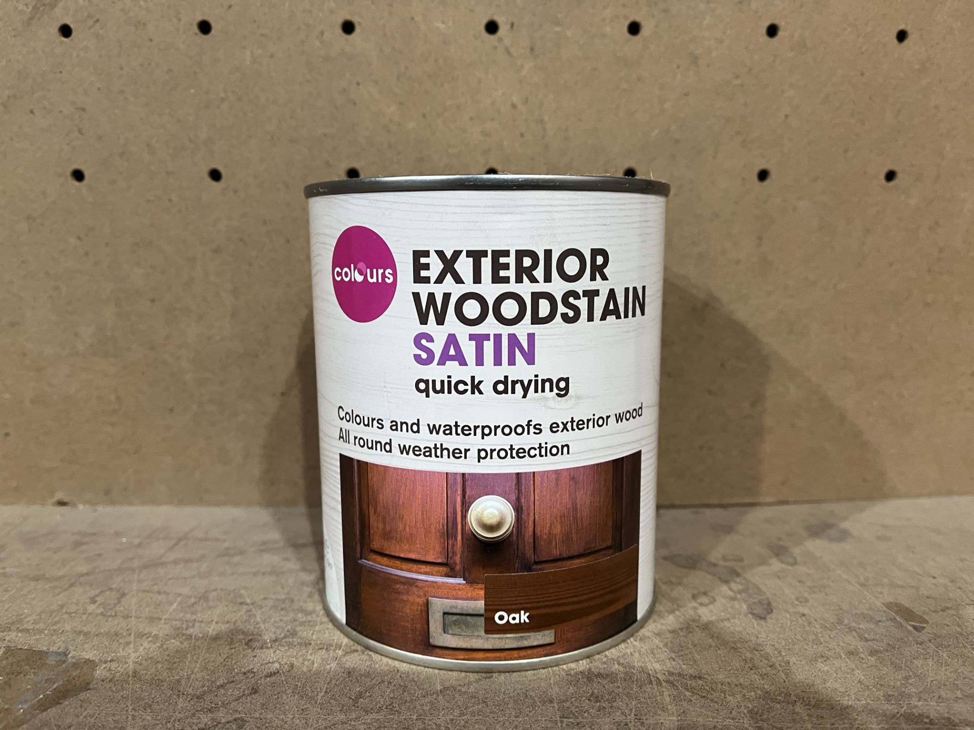 15 X BRAND NEW COLOURS OAK SATIN DOORS AND WINDOWS WOOD STAIN 750ML RRP £19 EACH PCK