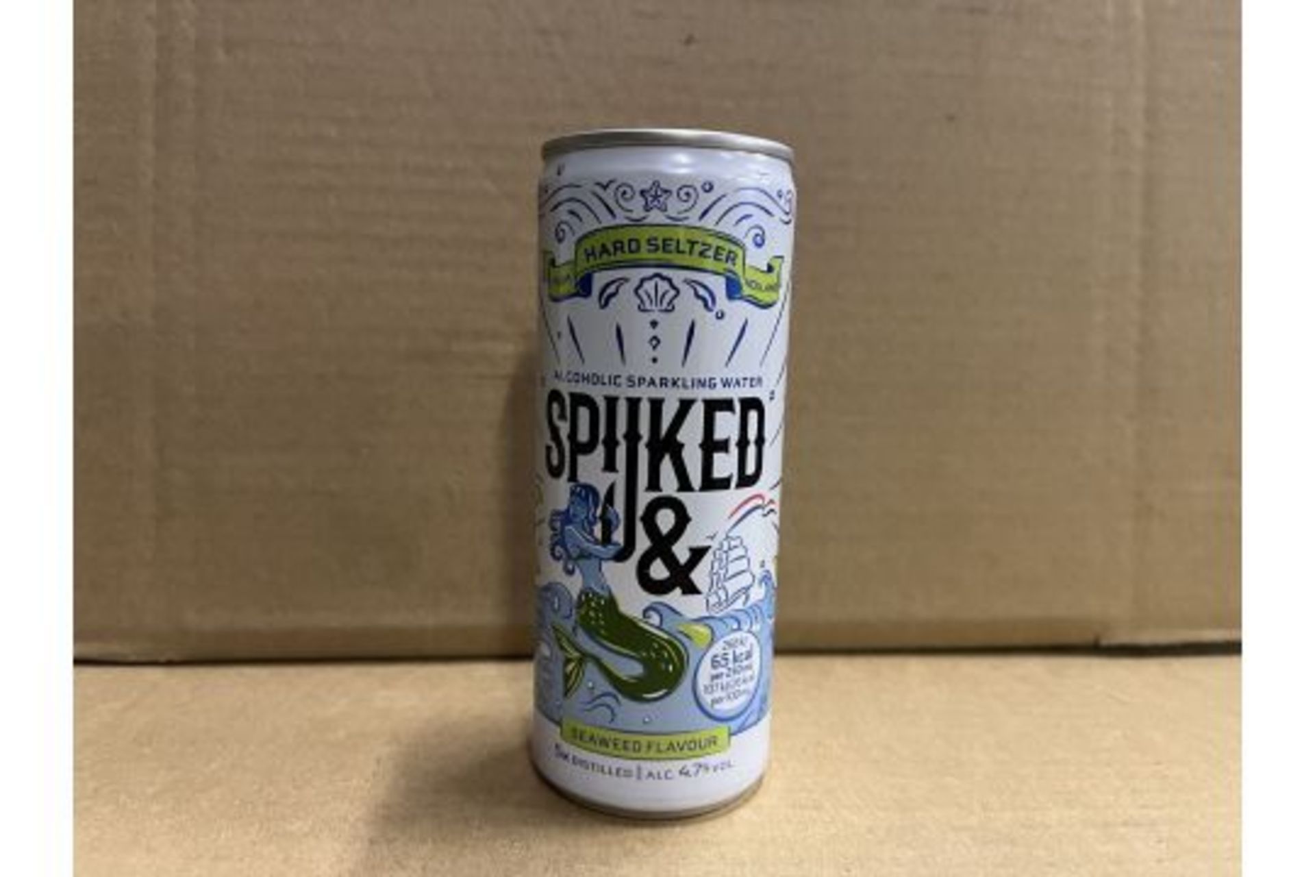 PALLET TO CONTAIN 720 X BRAND NEW SPIKED AND HARD SELTZER 250ML SEAWEED FLAVOUR SPARKLING WATER 4.