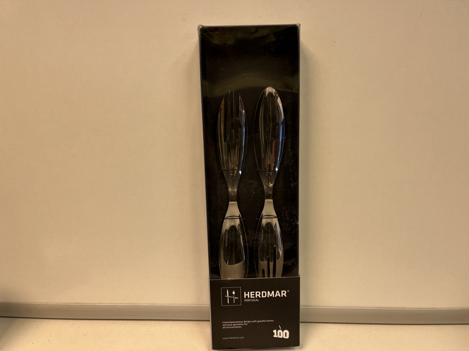 40 x NEW PRESENTATION BOXED. HERDMAR PORTUGAL SET OF 2 FORK & SPOONS. COMTEMPORANEOS DESIGN WITH