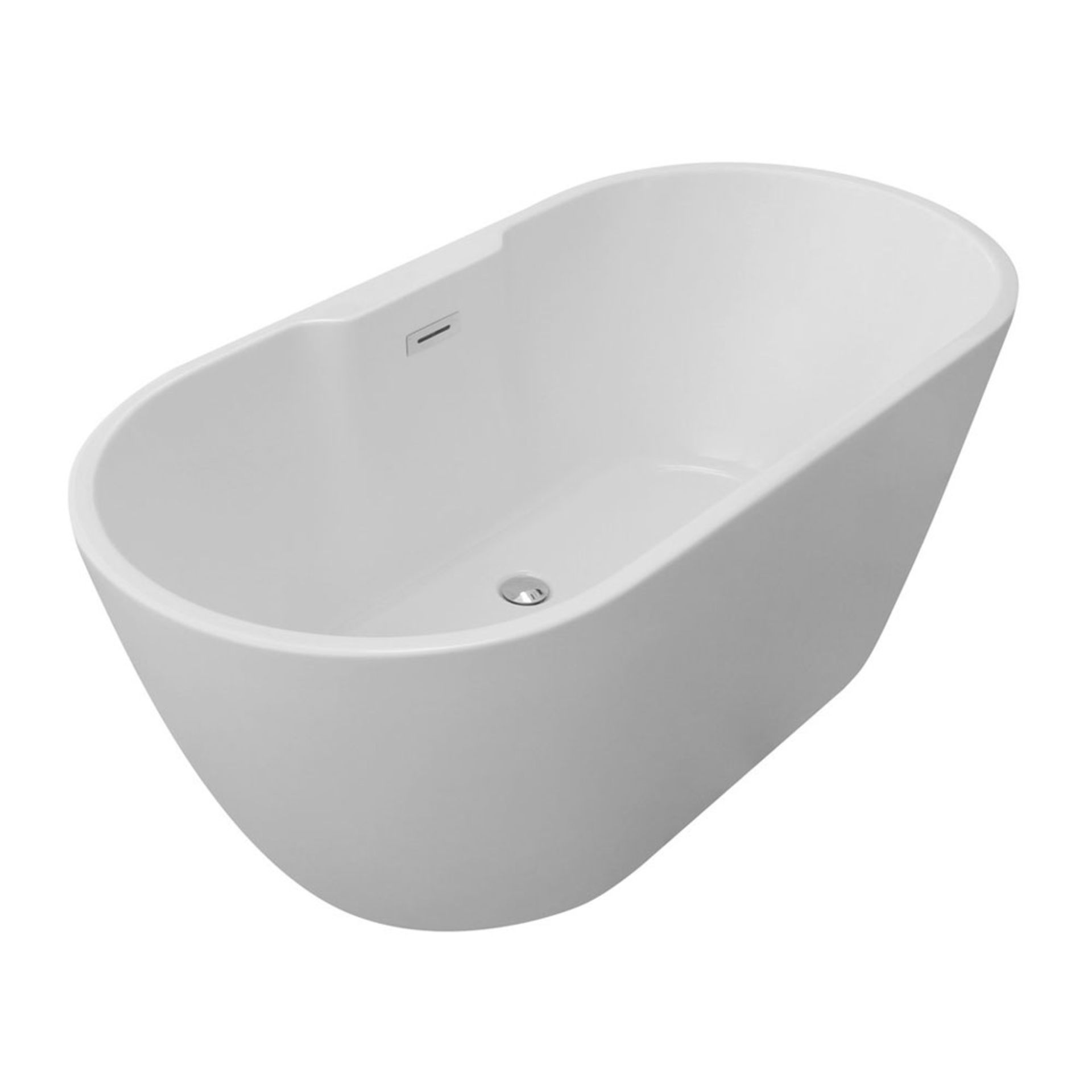 (EE102) Harlesden 1655 x 745 White Freestanding Bath. RRP £1,172.00