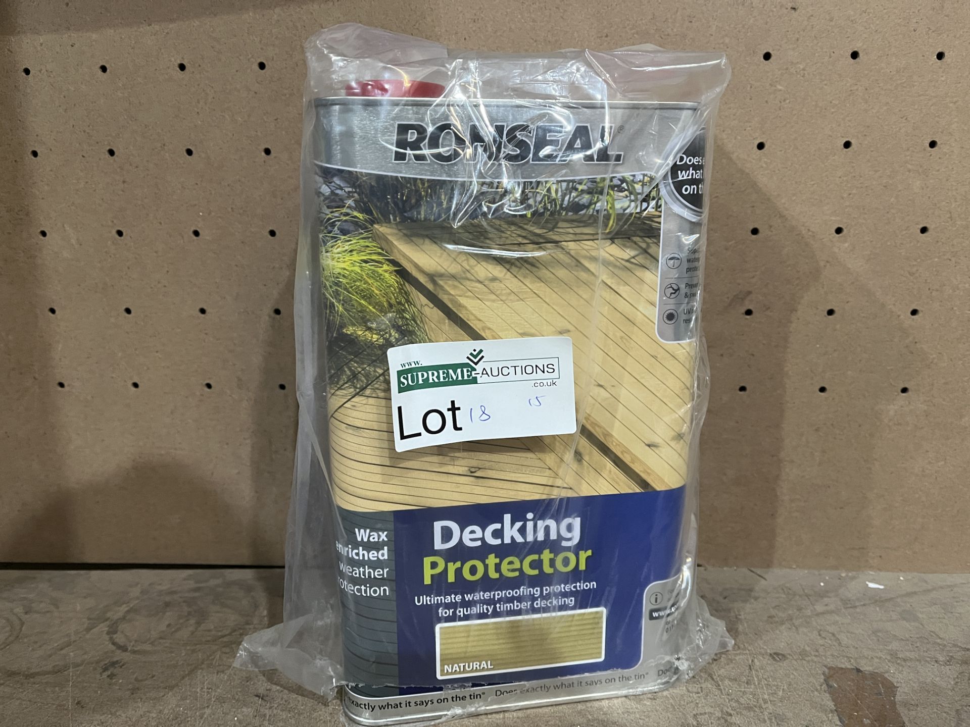 3 X BRAND NEW RONSEAL MATT DECKING PROTECTOR 5L PCK