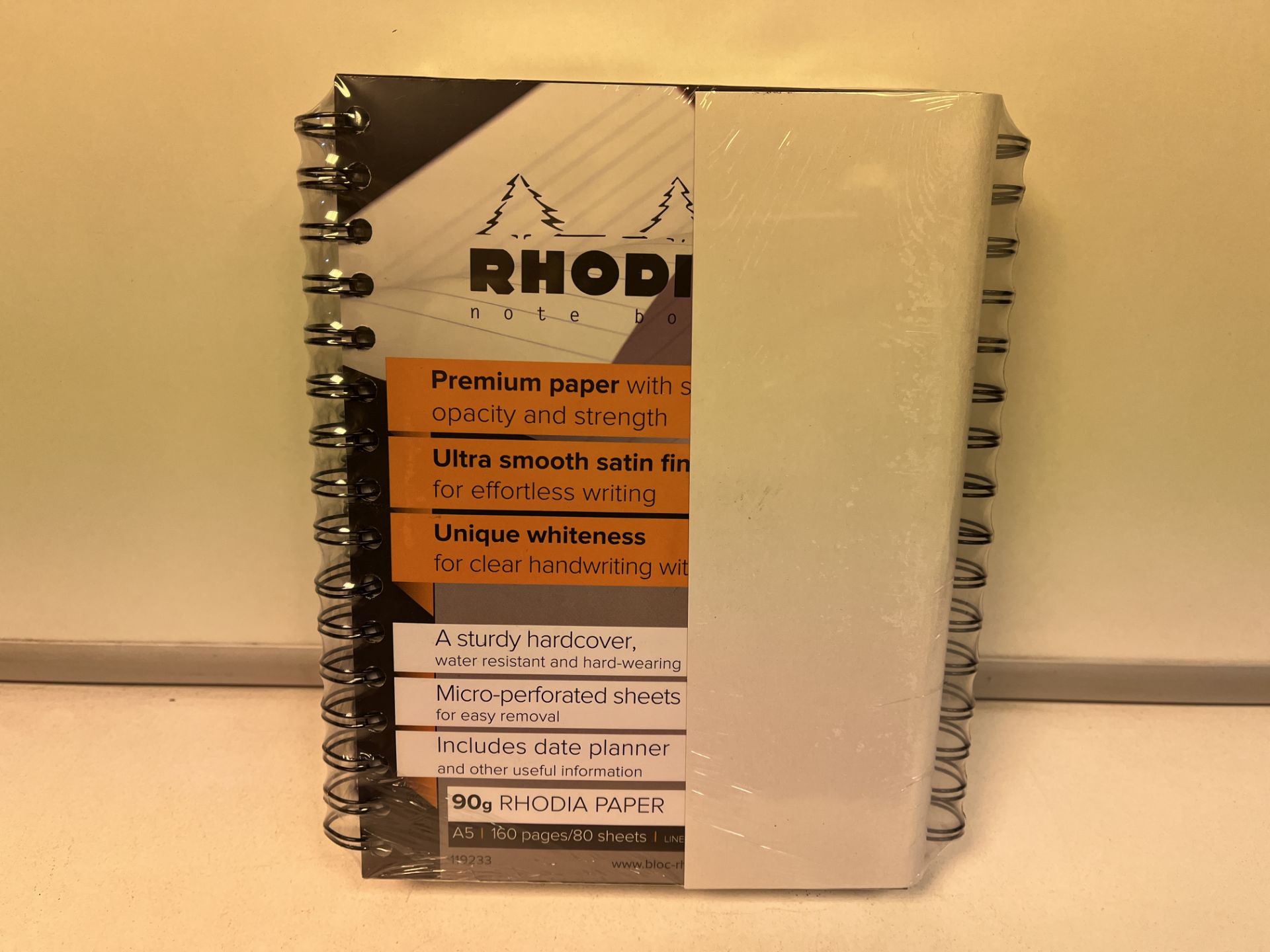 10 X BRAND NEW PACKS OF 3 RHODIA BLACK A5 WIREBOUND BUSINESS BOOKS 160 PAGES RRP £38 PER PACK R2