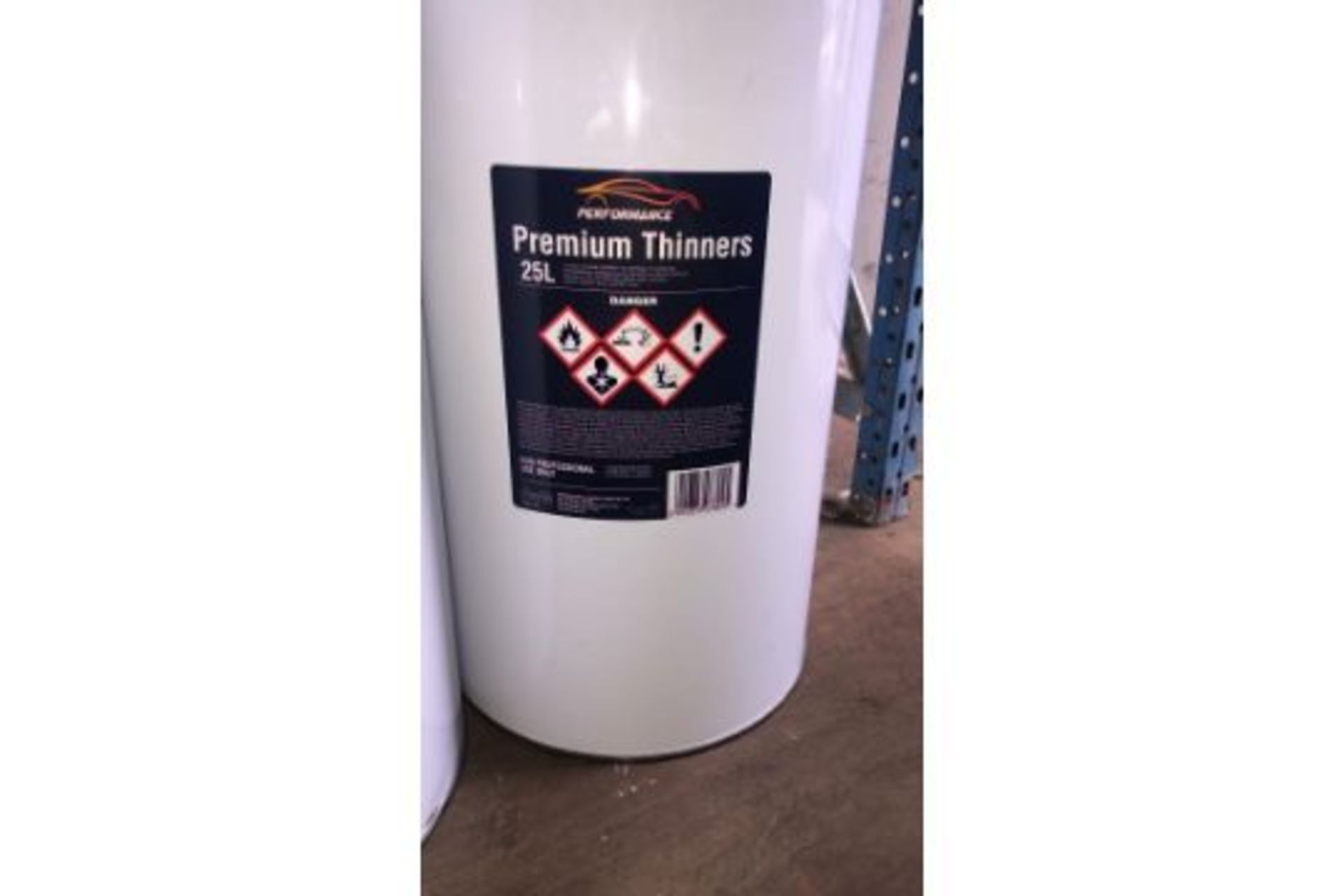 2 X NEW SEALED 25L TINS OF PERFORMANCE PREMIUM THINNERS