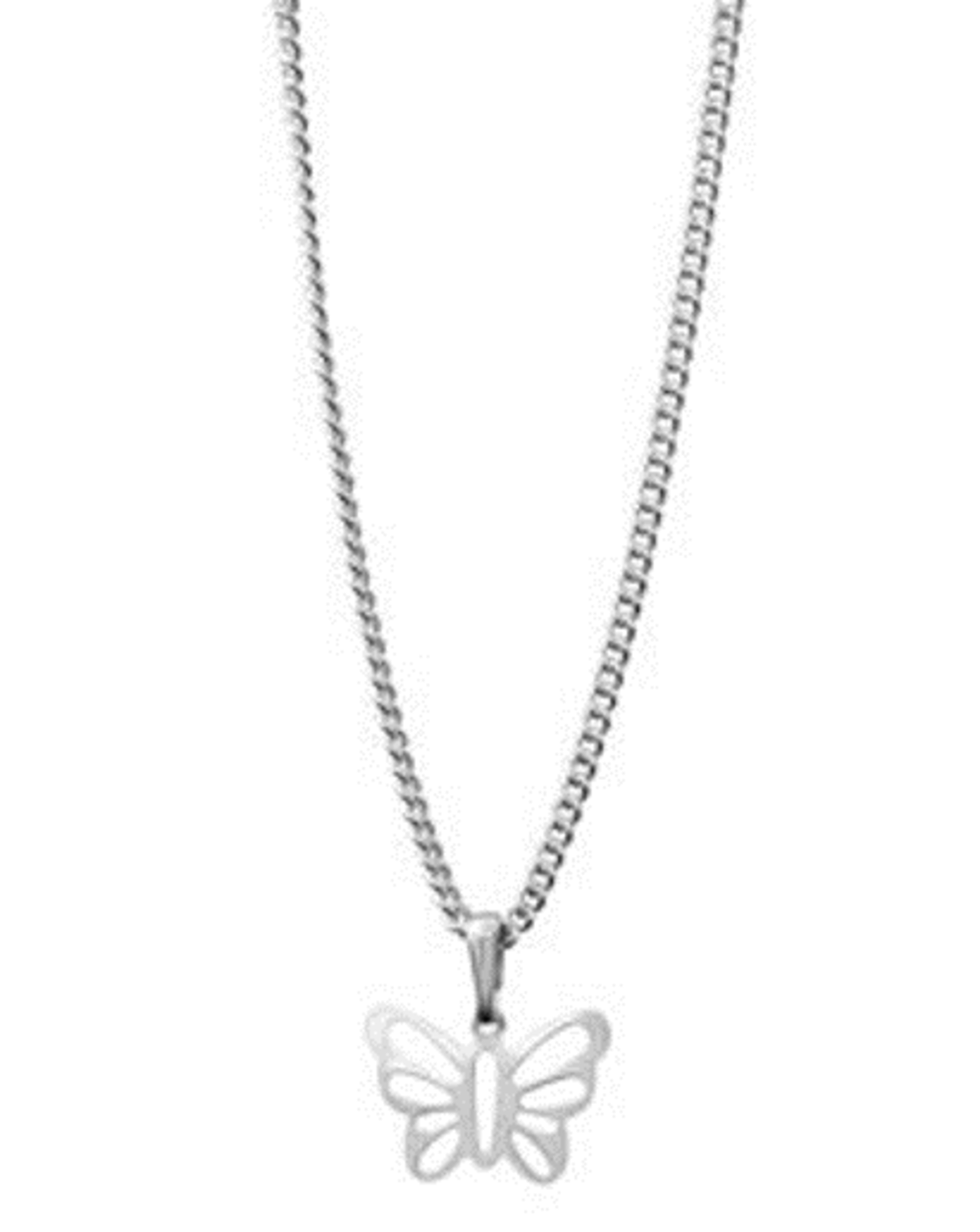 40 X NEW PACKAGED STERLING SILVER BUTTERFLY PENDANT SET WITH NECKLACE. RRP £34 EACH, GIVING THIS LOT