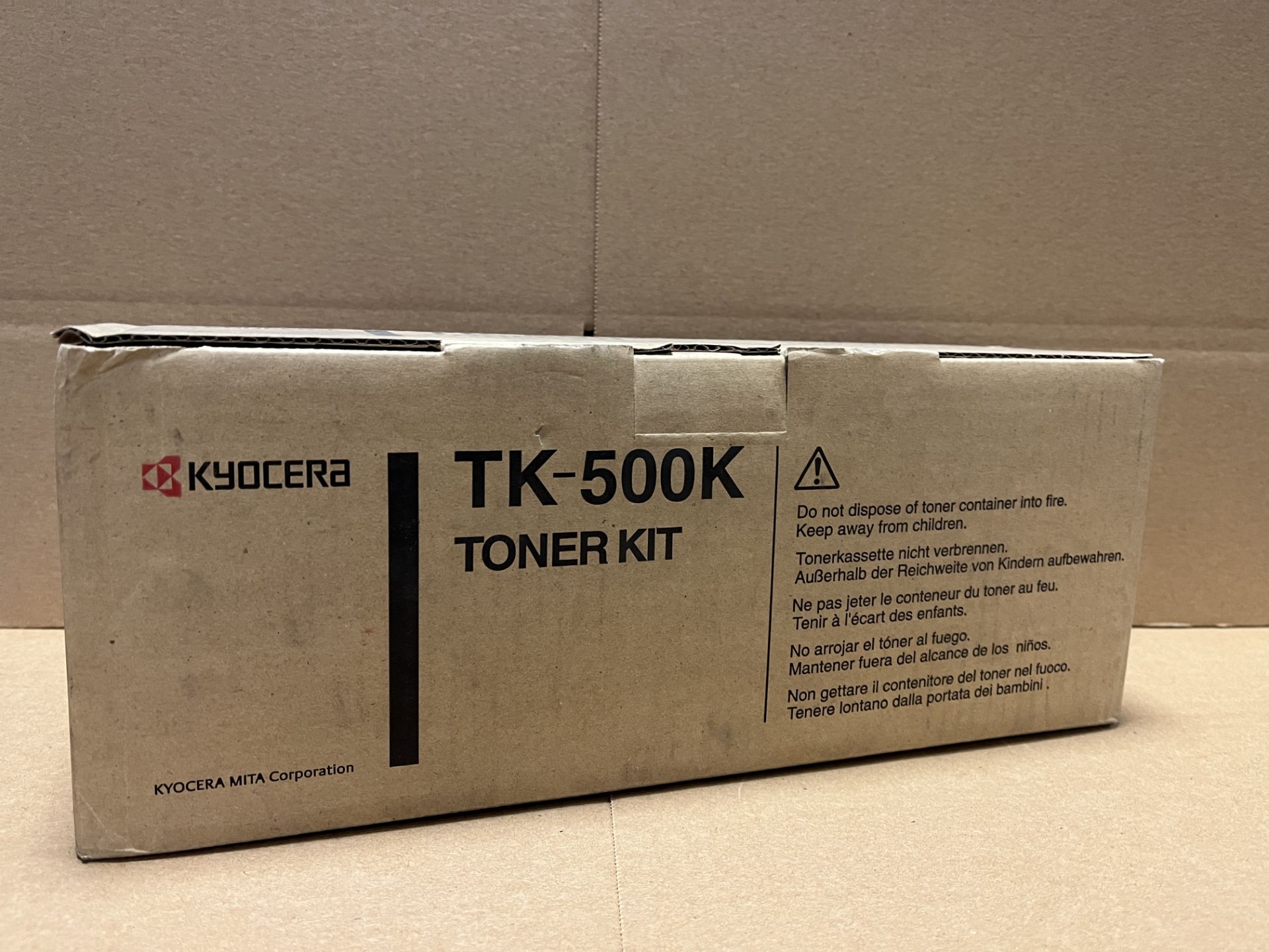 2 X BRAND NEW KYOCERA 370PD0KW TK-500K LASER TONER RRP £129 EBR