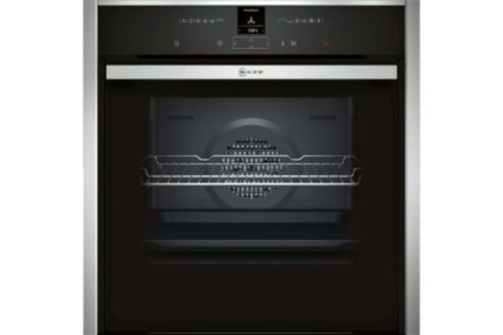 (AC12) New NEFF Built-in Single Pyro Oven Stainless Steel with Slide and Hide B57CR22N0B. RRP £