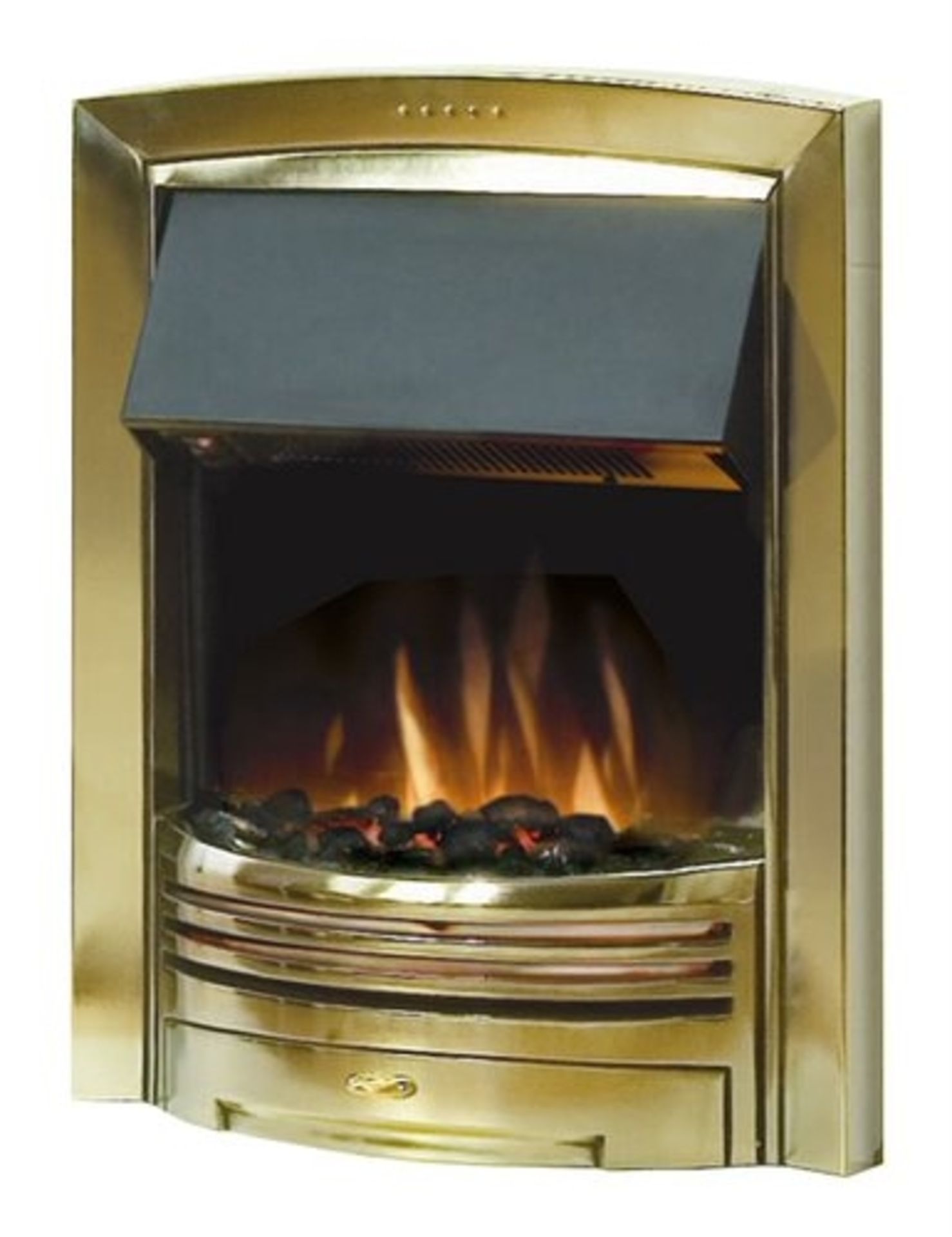 2 x BRAND NEW BOXED Dimplex Adagio Brass Optiflame Electric Fire. RRP £495 each, giving this lot a - Image 2 of 2