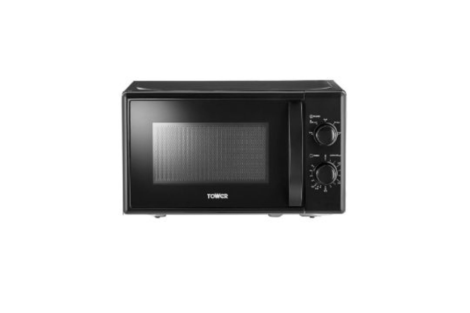 Tower 20Litre Manual Microwave - Black (117713) RRP £89.99 GRADE B