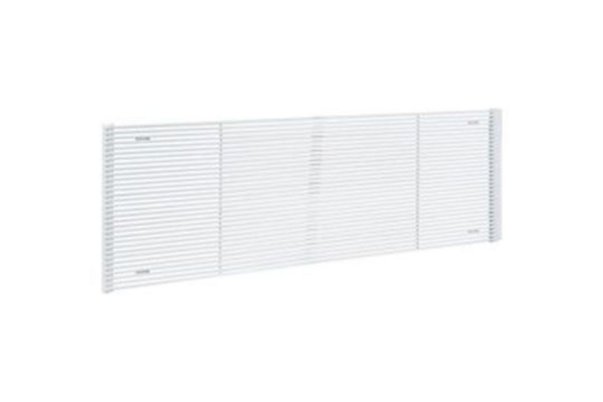 BRAND NEW ACOVA STRIANE HORIZONTAL DESIGNER RADIATOR WHITE 900 X 608MM RRP £289 R4