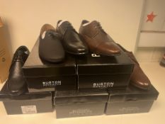 10 X BRAND NEW PAIRS OF BURTON SHOES IN VARIOUS STYLES AND SIZES RRP £30-70 EACH R18