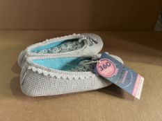 21 X BRAND NEW TOTES ISOTONER GREY SLIPPERS IN VARIOUS SIZES R15