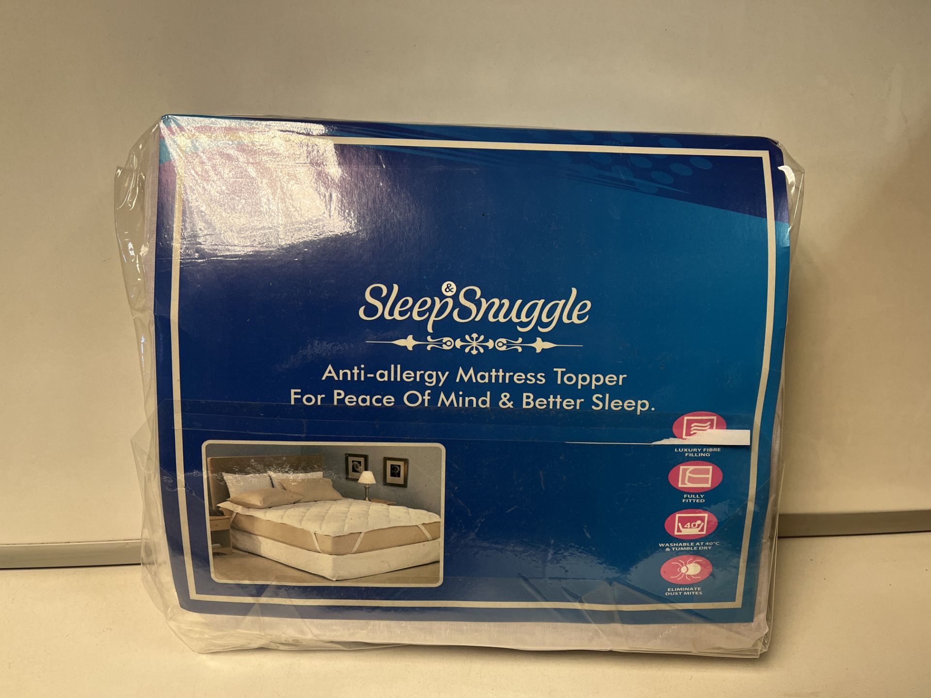 12 X BRAND NEW DOUBLE MATTRESS TOPPERS R9