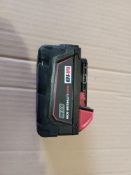 5 X MILWAUKE M18 3.0AH RED LI-ION BATTERIES UNCHECKED,UNTESTED - BW