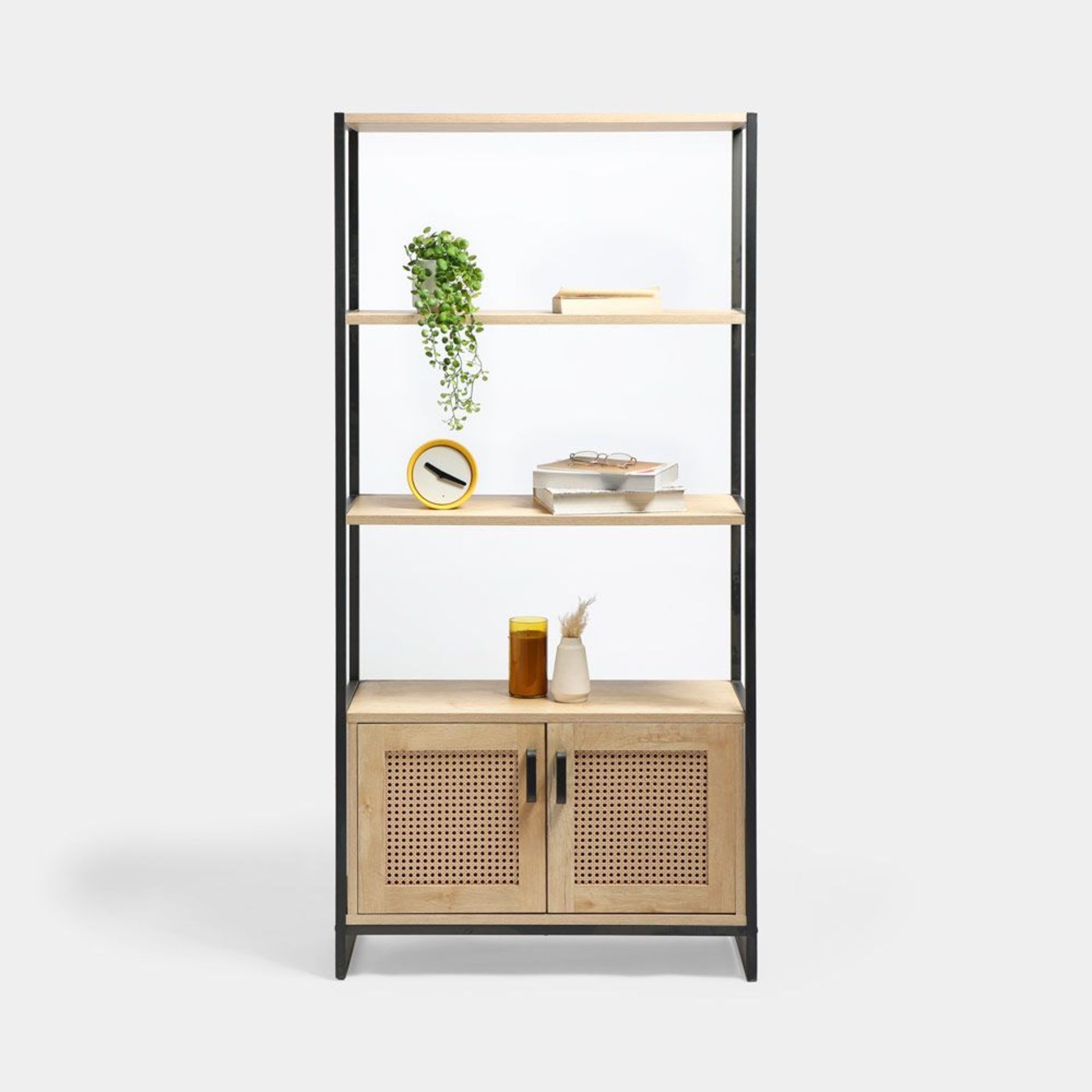 Riley Rattan Book Shelf (REF326-ROW1) Introducing Spinningfield, our furniture range drawing