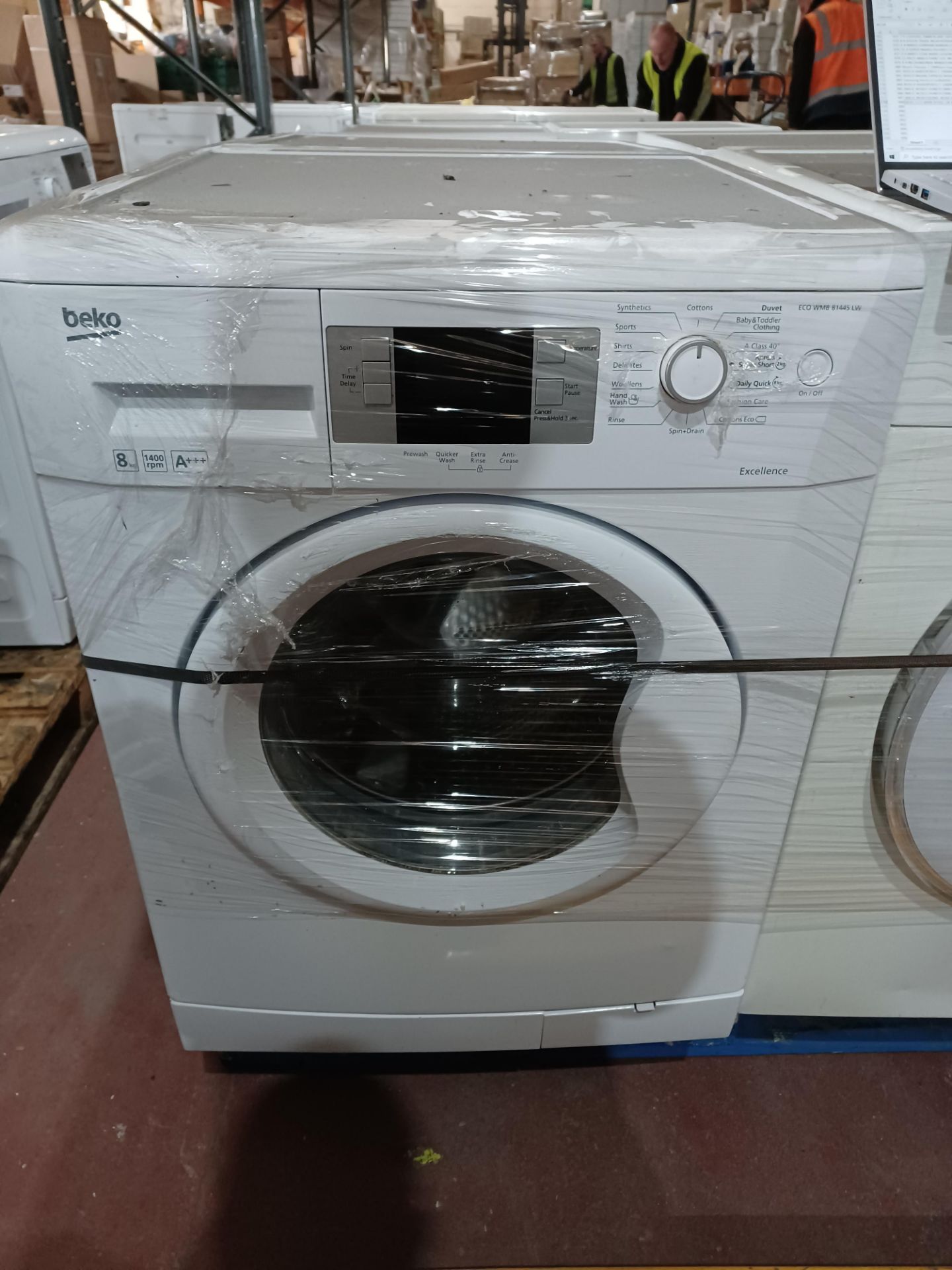 BEKO ECO WMB 81445 LW 8KG 1400RPM A+++ WASHING MACHINE RRP £455.00 REFURBISHED